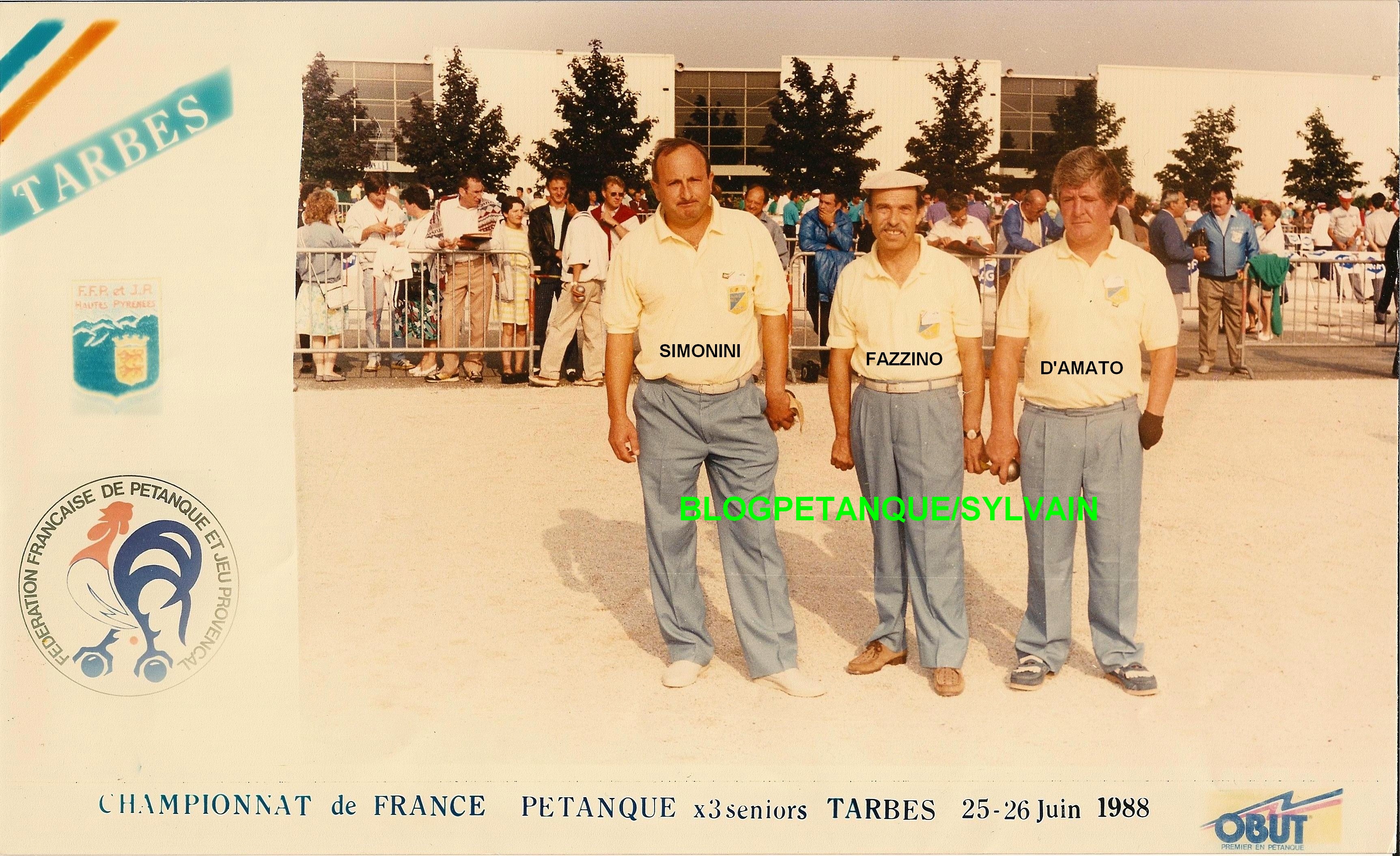  L'année 1988 à la Pétanque