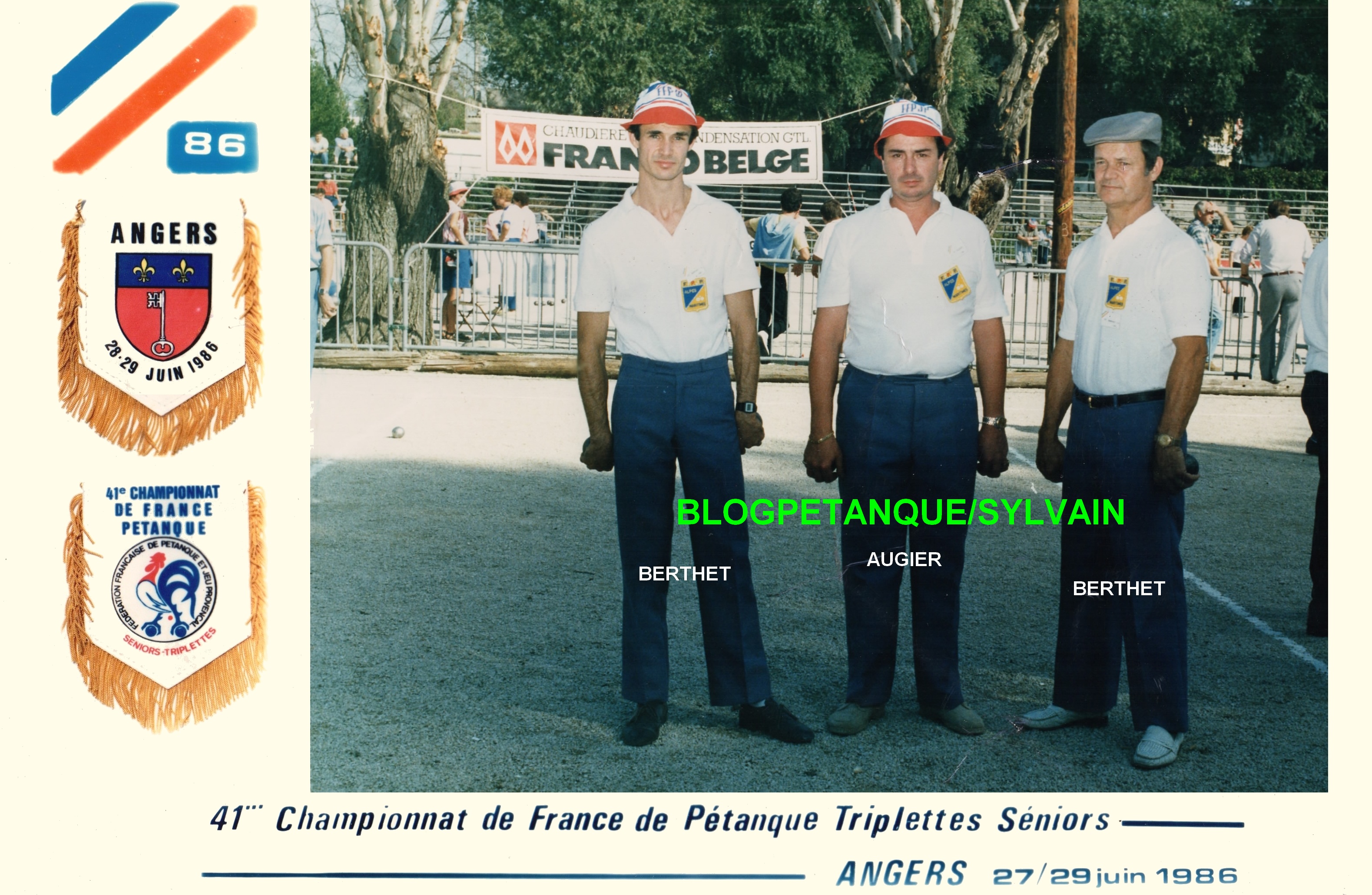 L'année 1986 à la Pétanque