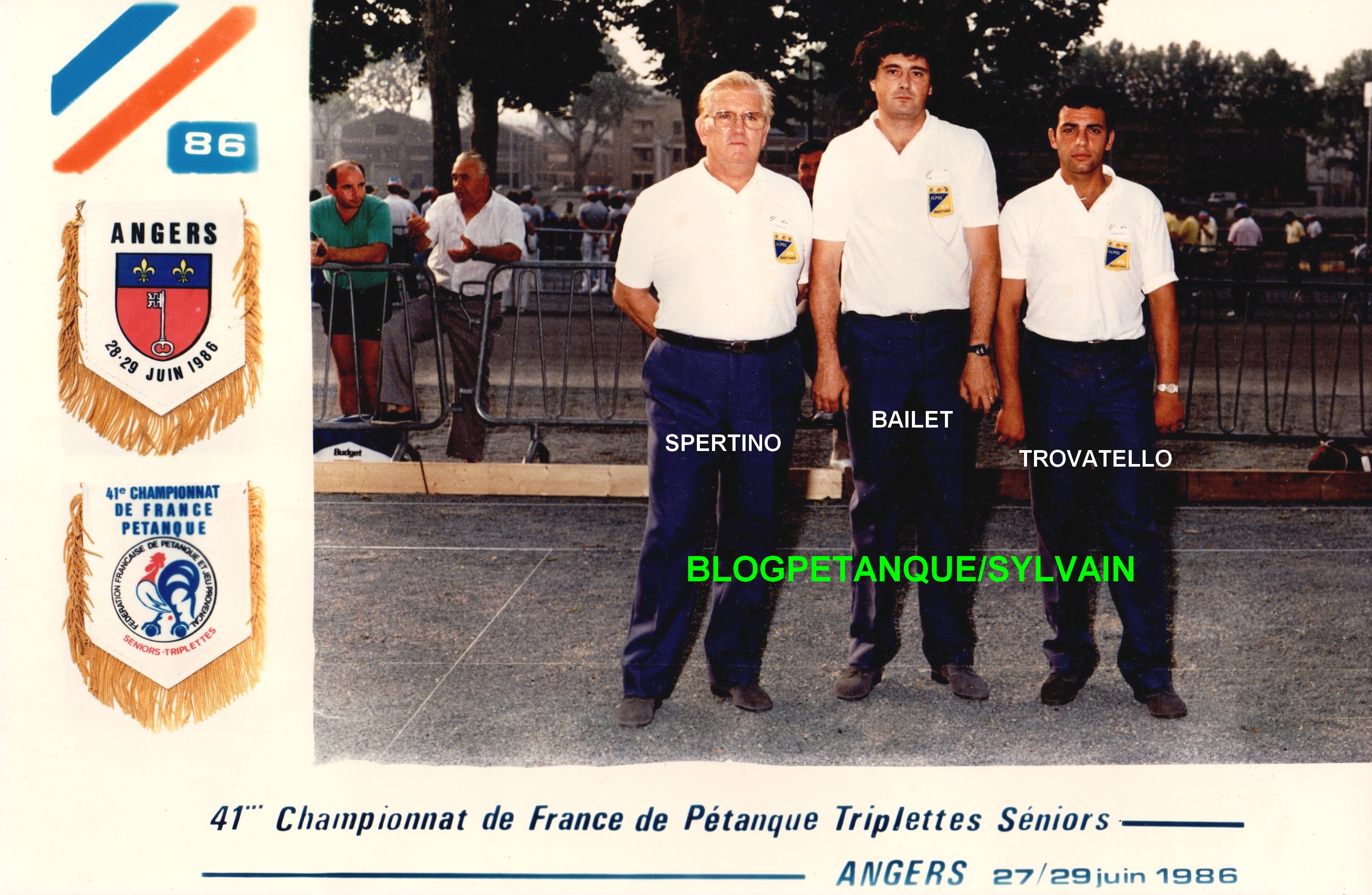 L'année 1986 à la Pétanque