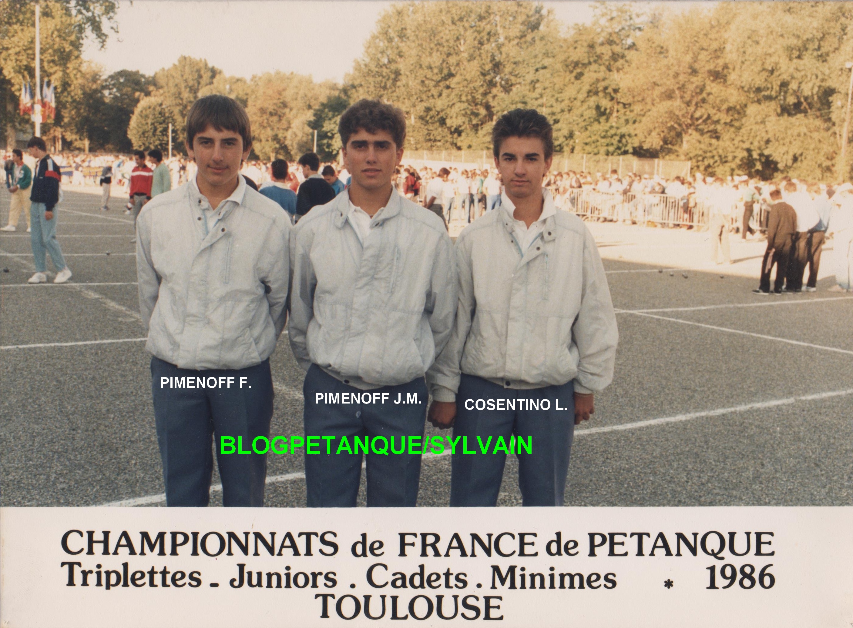 L'année 1986 à la Pétanque