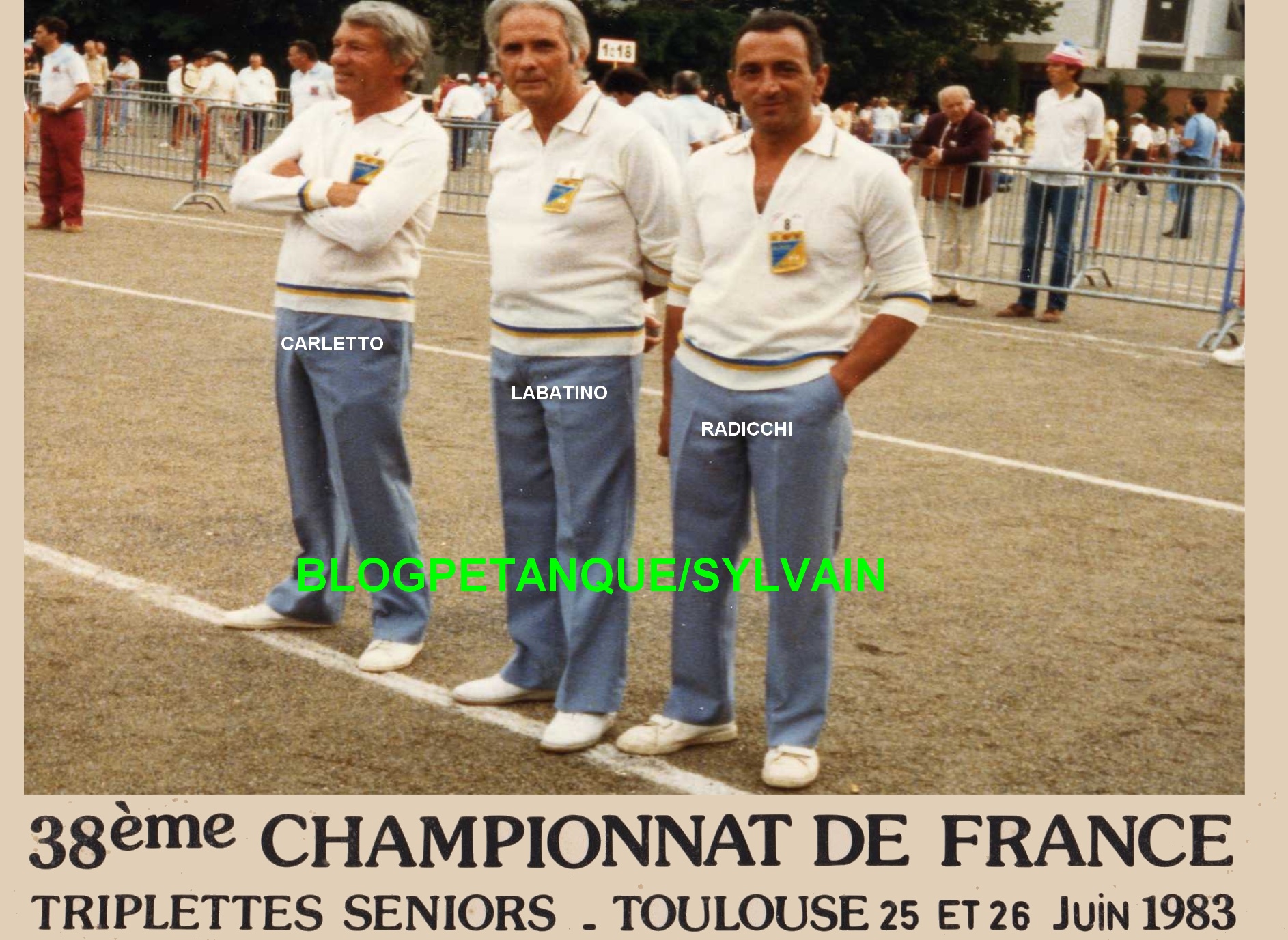 L'année 1983 à la Pétanque