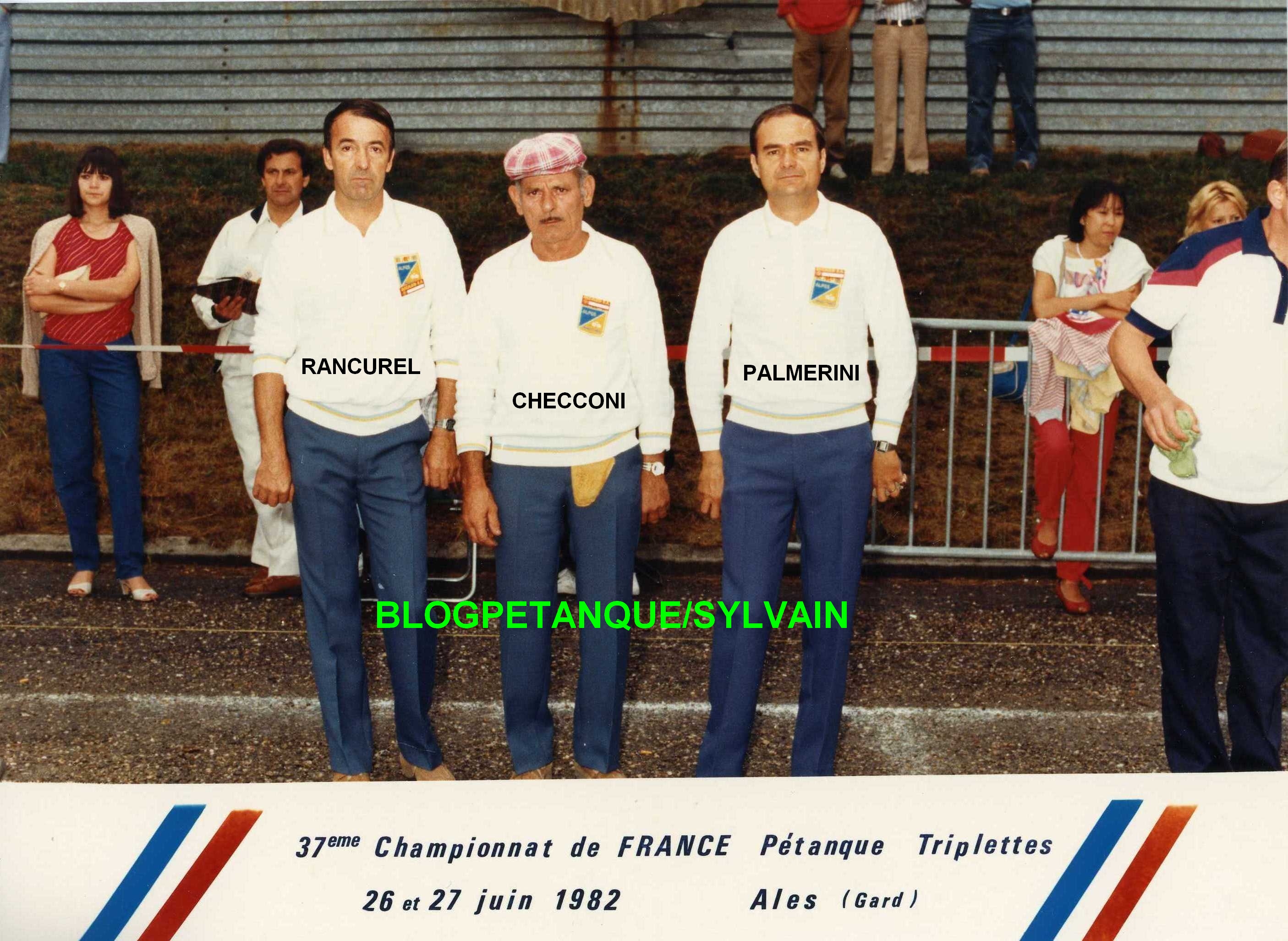 L'année 1982 à la Pétanque L'année 1982 à la Pétanque