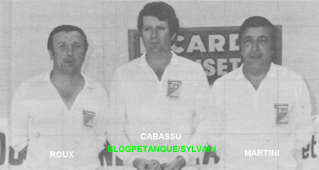 L'année 1981 à la Pétanque L'année 1981 à la Pétanque