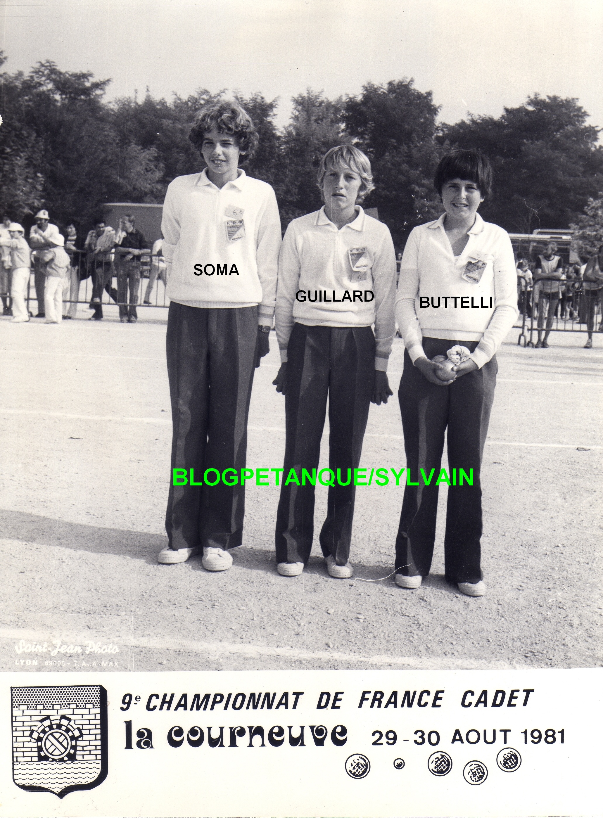 L'année 1981 à la Pétanque