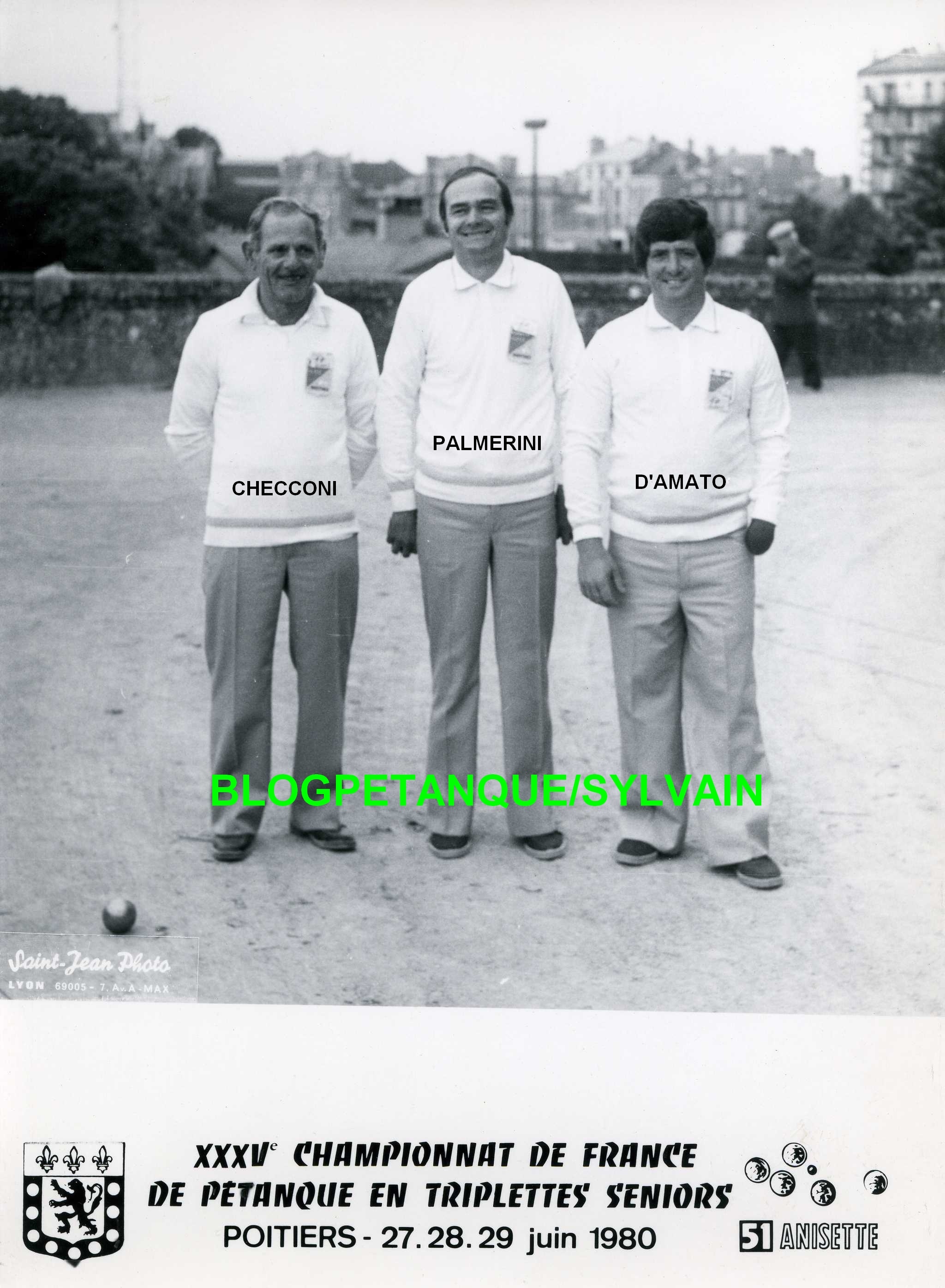 L'année 1980 à la Pétanque