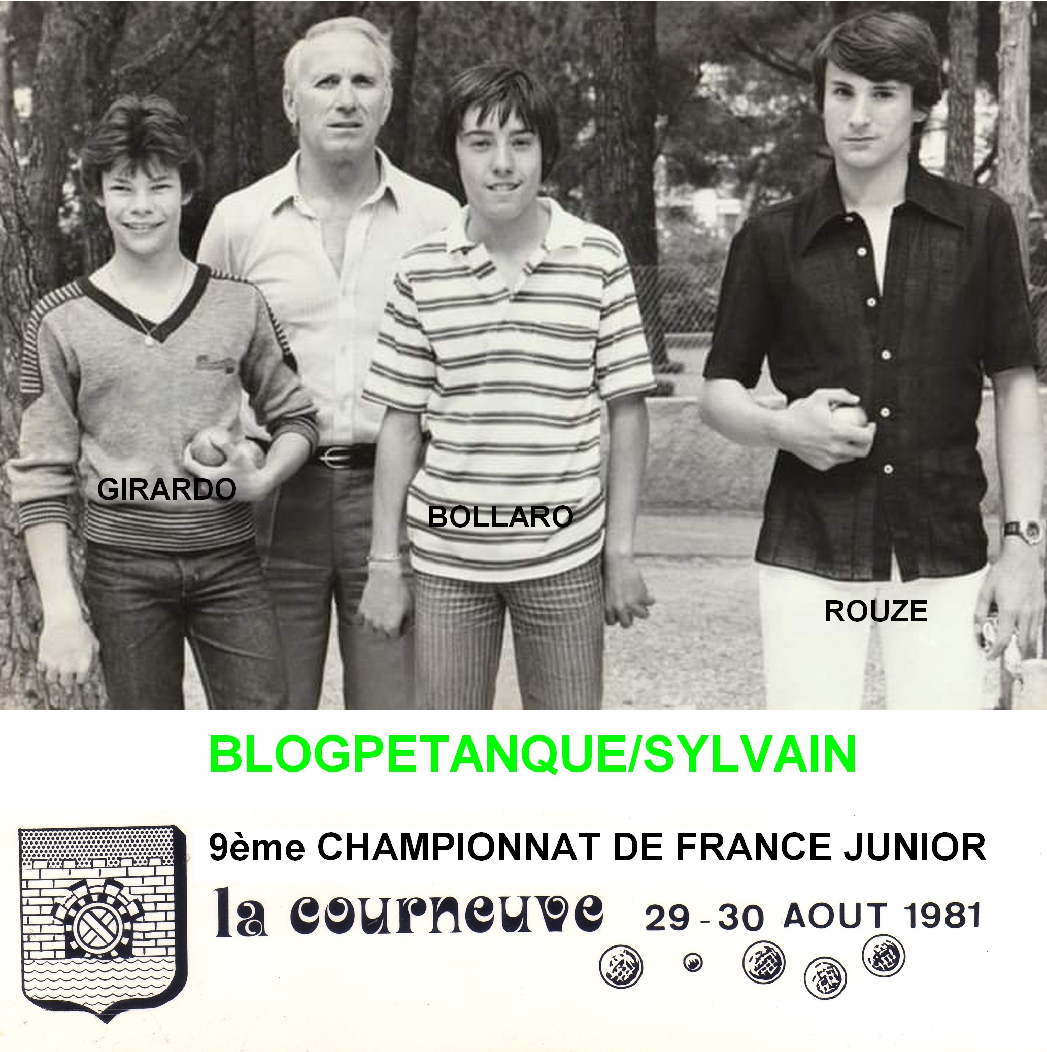 L'année 1980 à la Pétanque L'année 1980 à la Pétanque