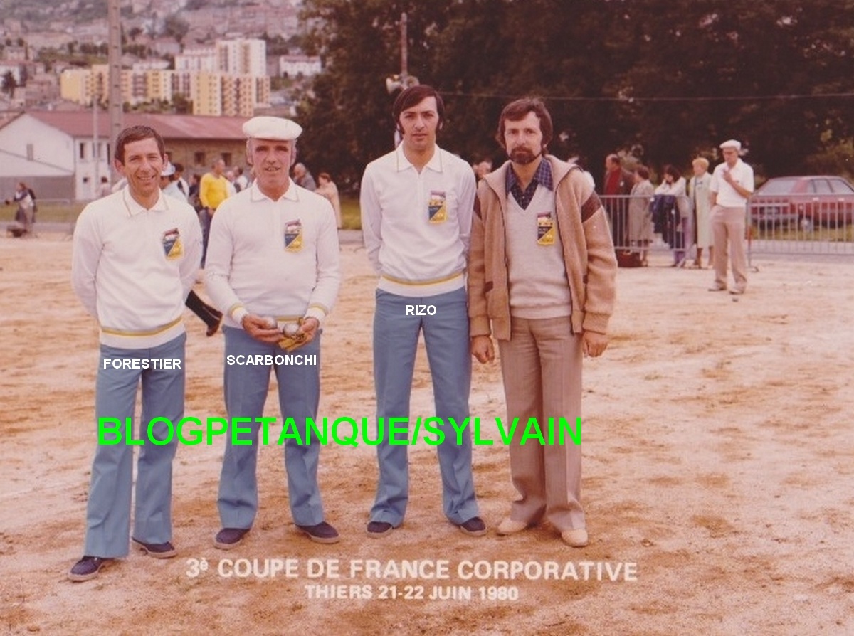 L'année 1980 à la Pétanque