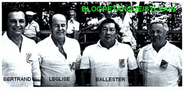 L'année 1979 à la Pétanque L'année 1979 à la Pétanque