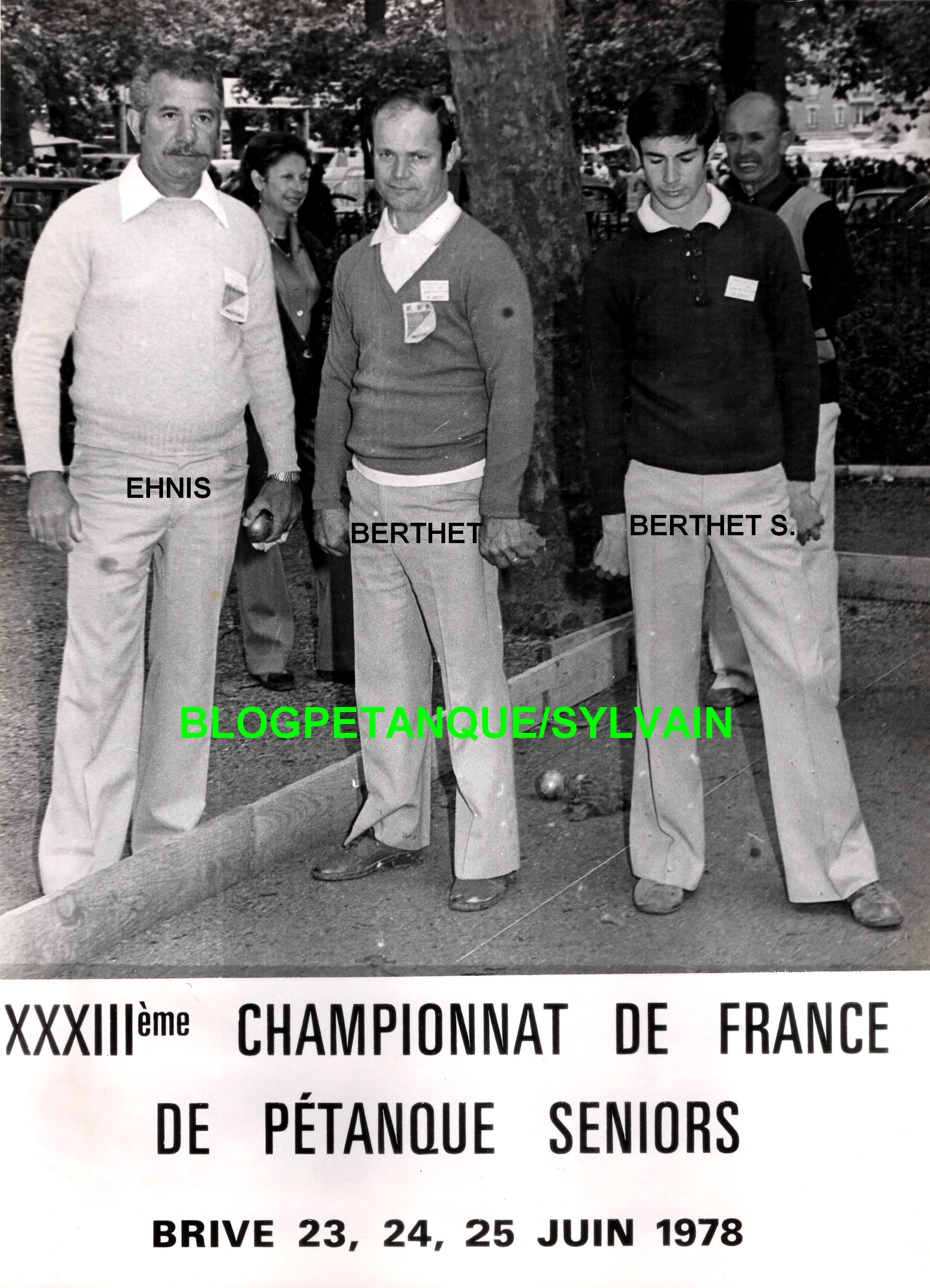 L'année 1978 à la Pétanque