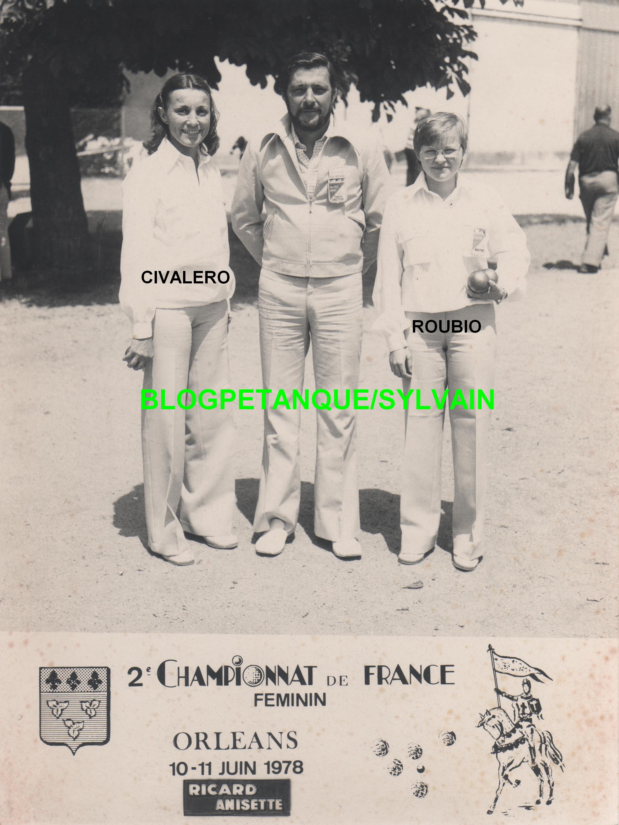 L'année 1978 à la Pétanque