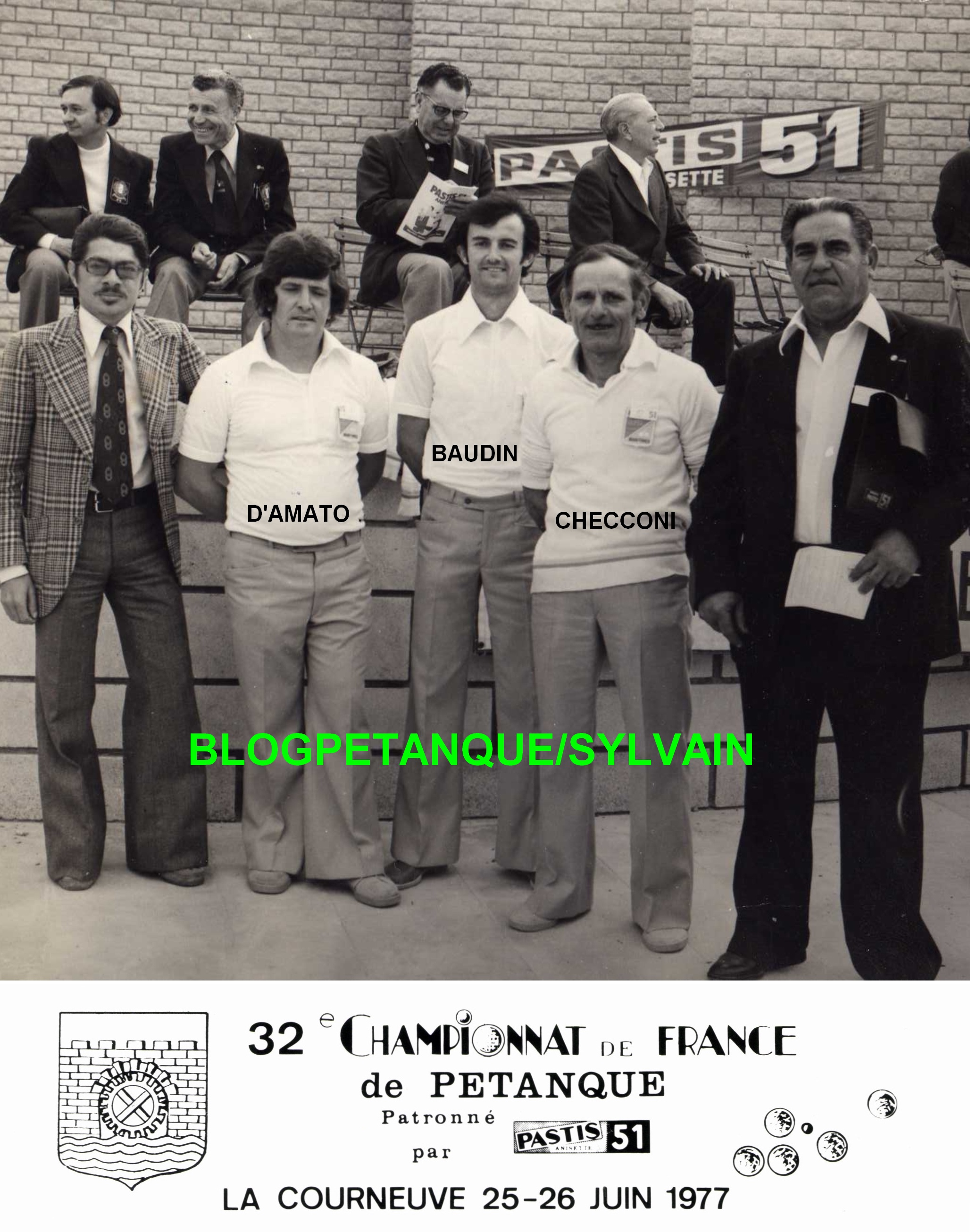 L'année 1977 à la Pétanque