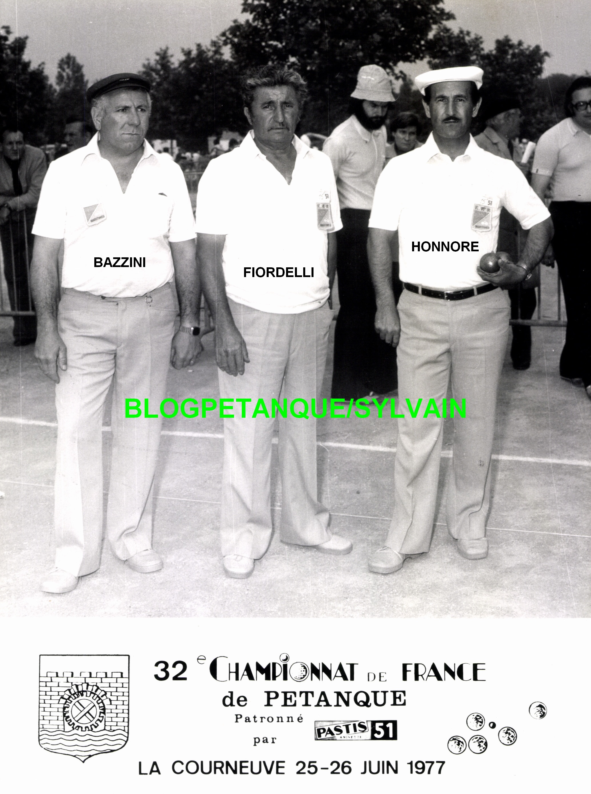 L'année 1977 à la Pétanque