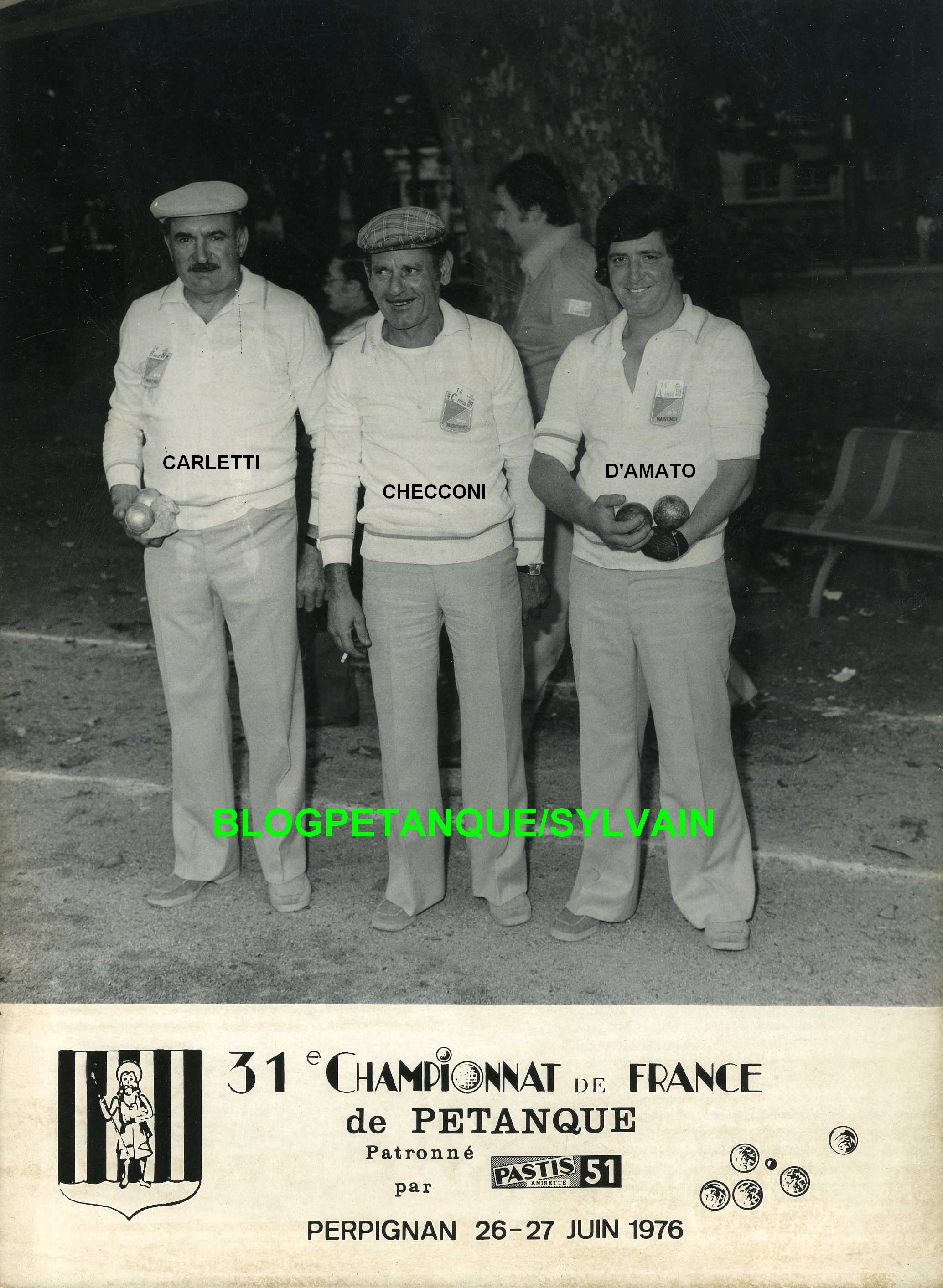 L'année 1976 à la Pétanque