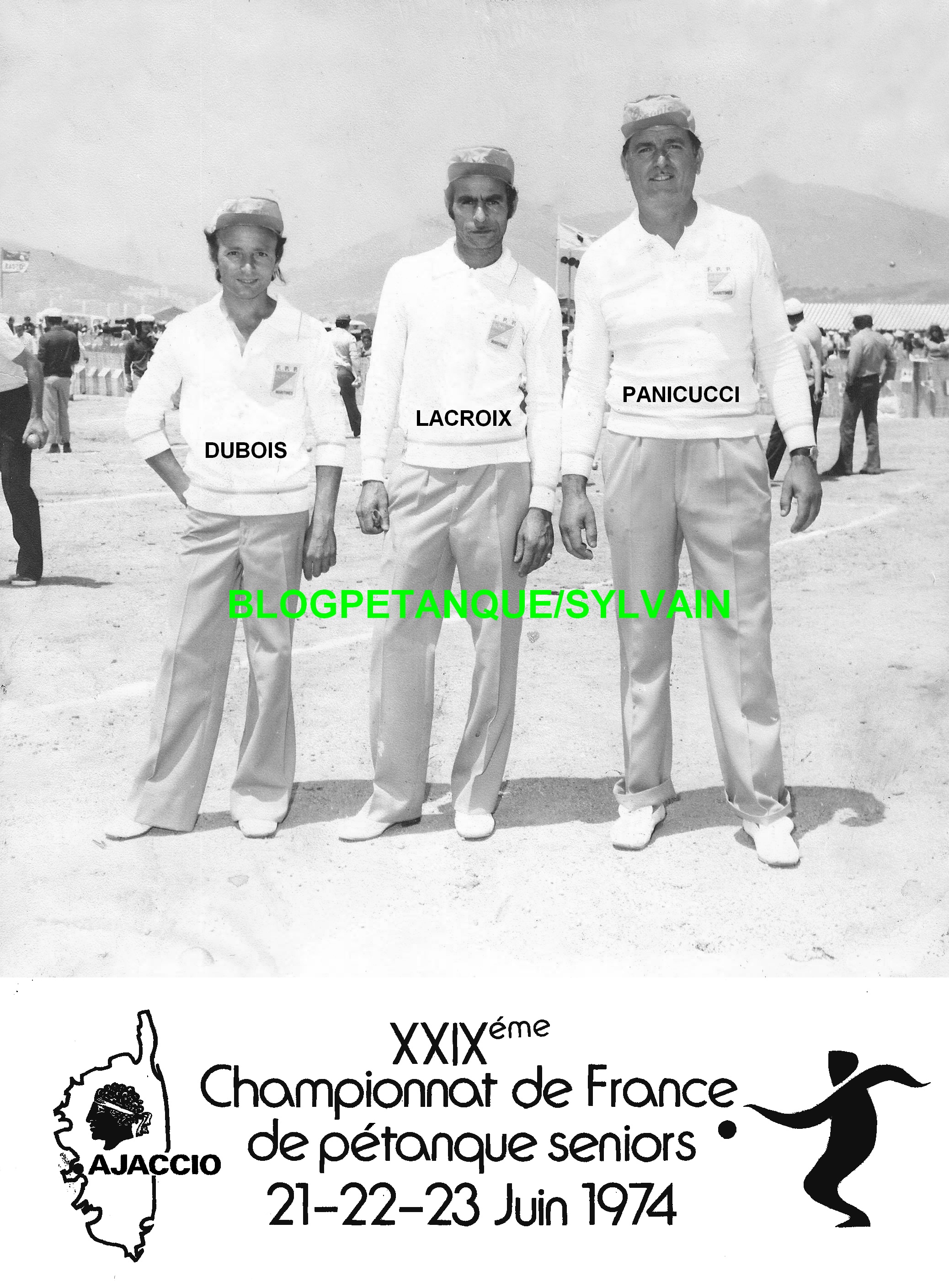 L'année 1974 à la Pétanque L'année 1974 à la Pétanque