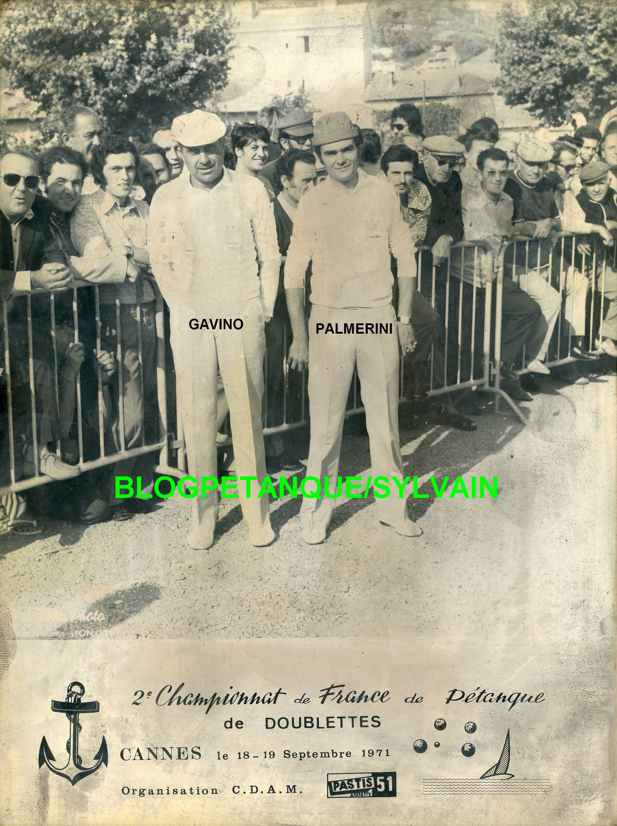 L'année 1971 à la Pétanque L'année 1971 à la Pétanque