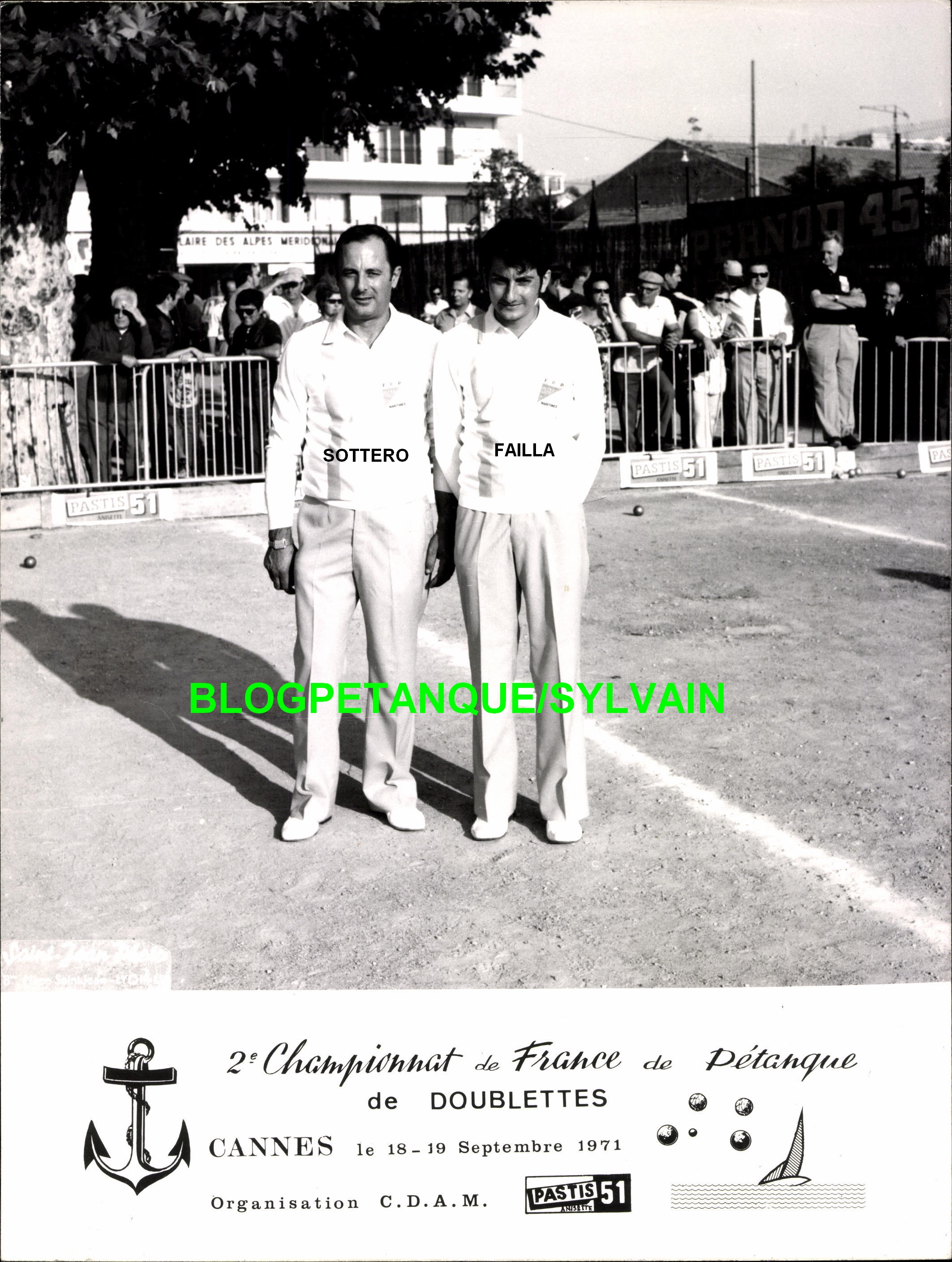 L'année 1971 à la Pétanque L'année 1971 à la Pétanque