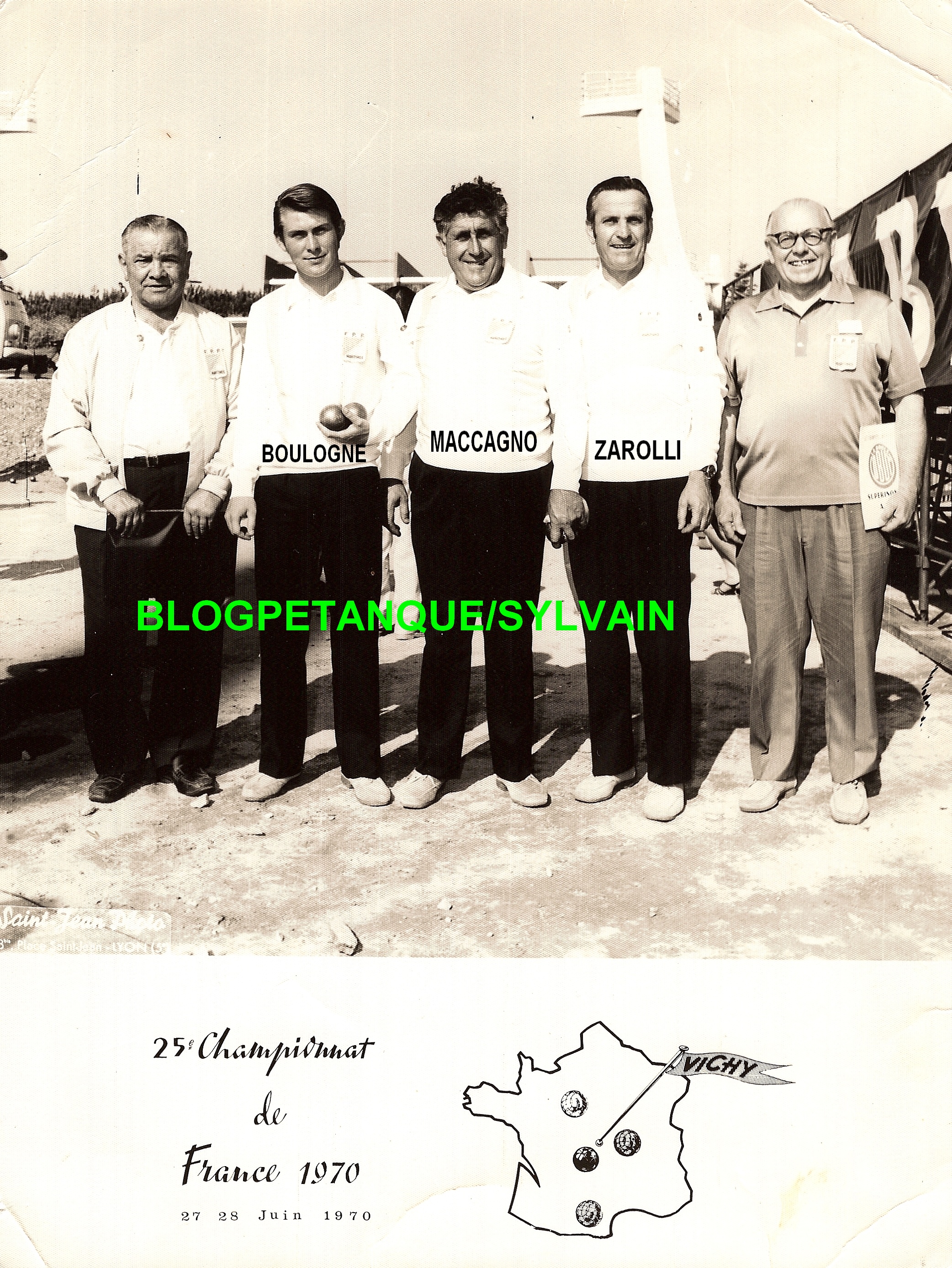 L'année 1970 à la Pétanque L'année 1970 à la Pétanque