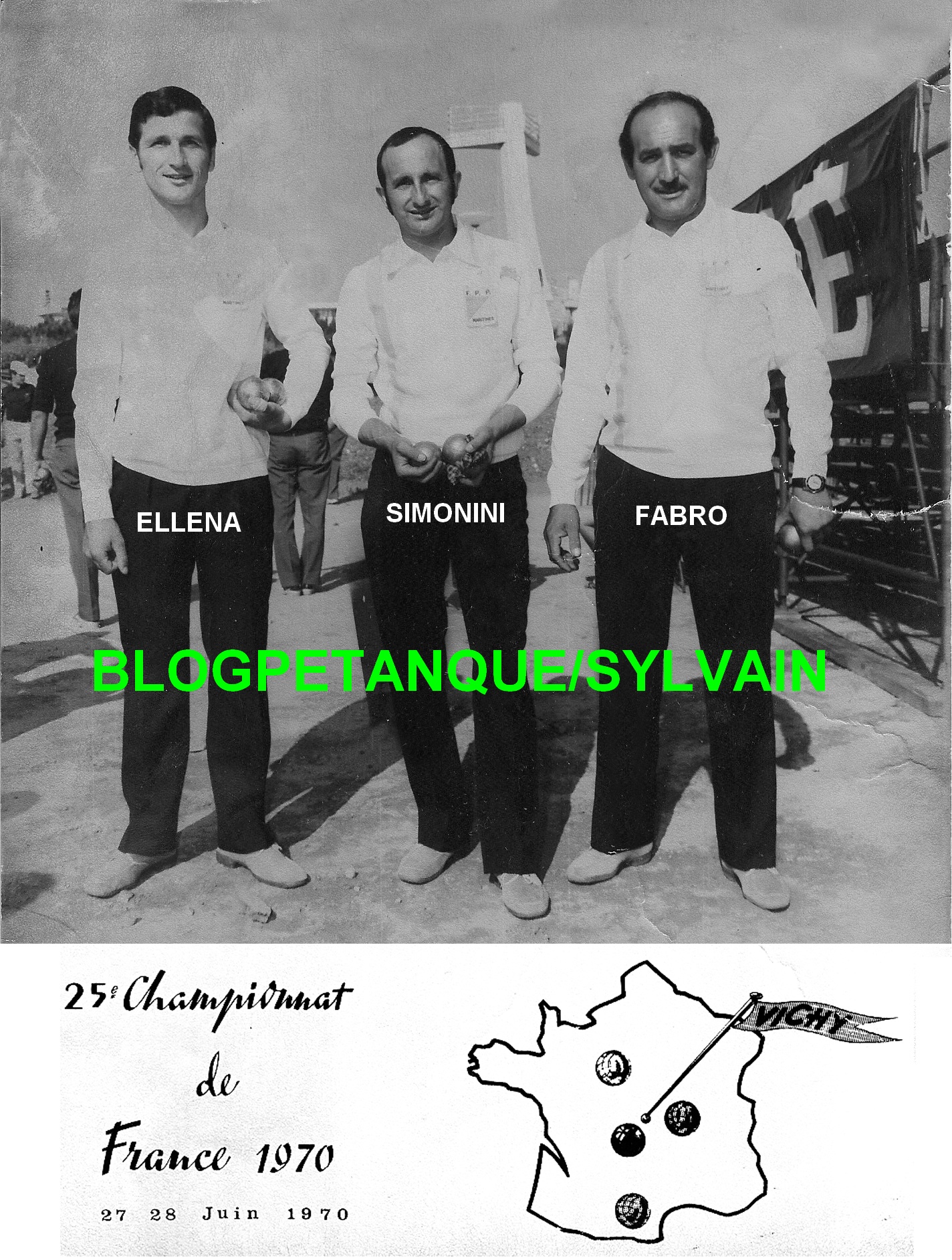 L'année 1970 à la Pétanque L'année 1970 à la Pétanque