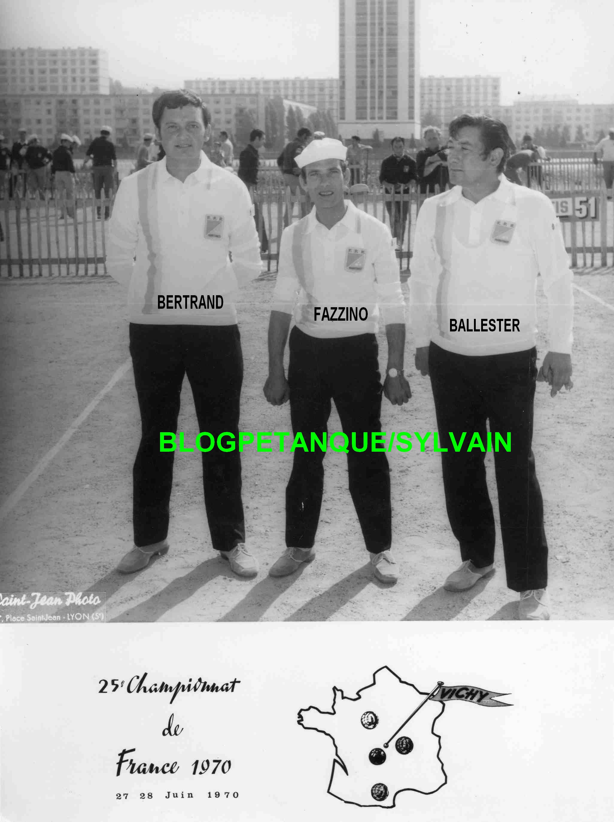 L'année 1970 à la Pétanque L'année 1970 à la Pétanque