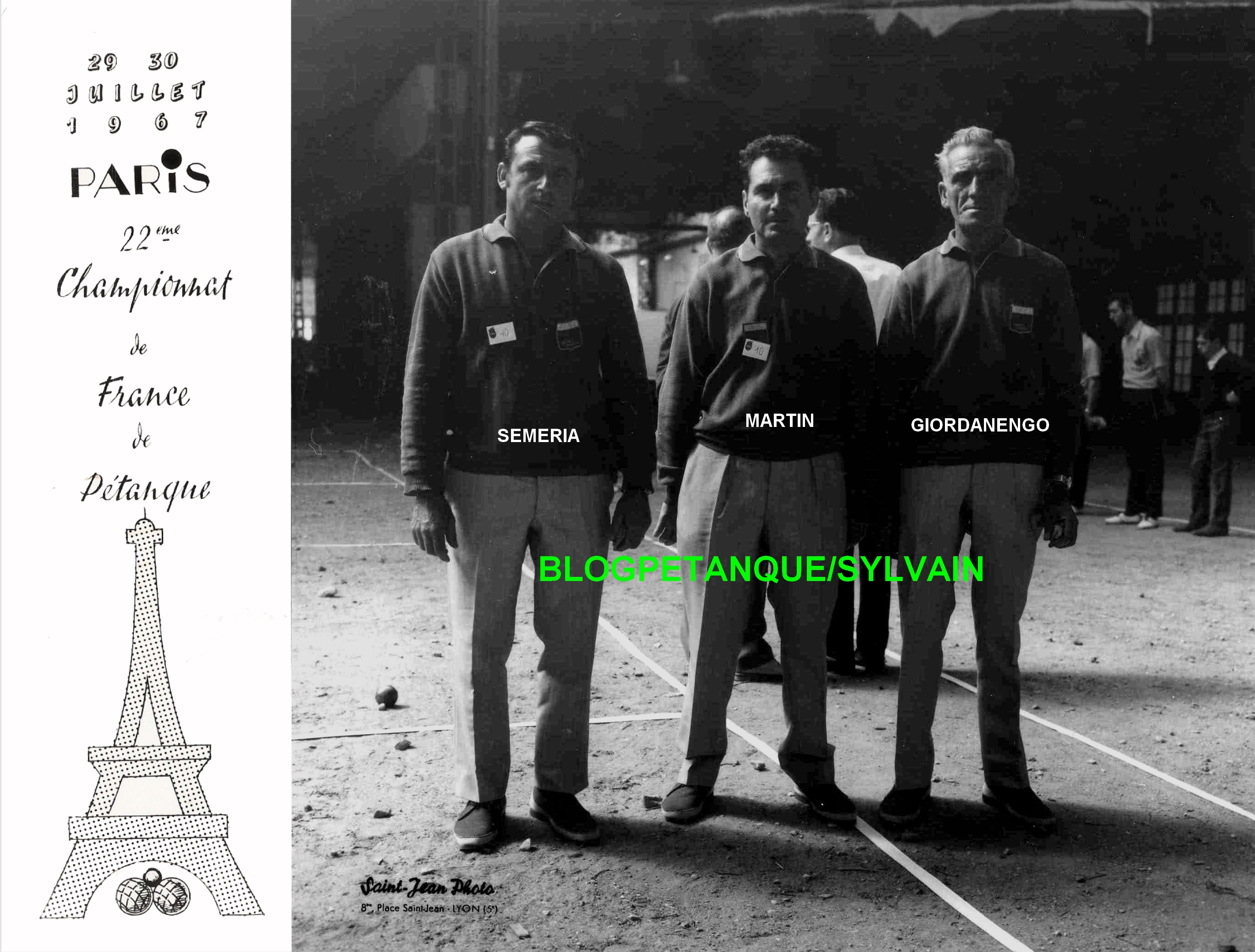 L'année 1967 à la Pétanque L'année 1967 à la Pétanque