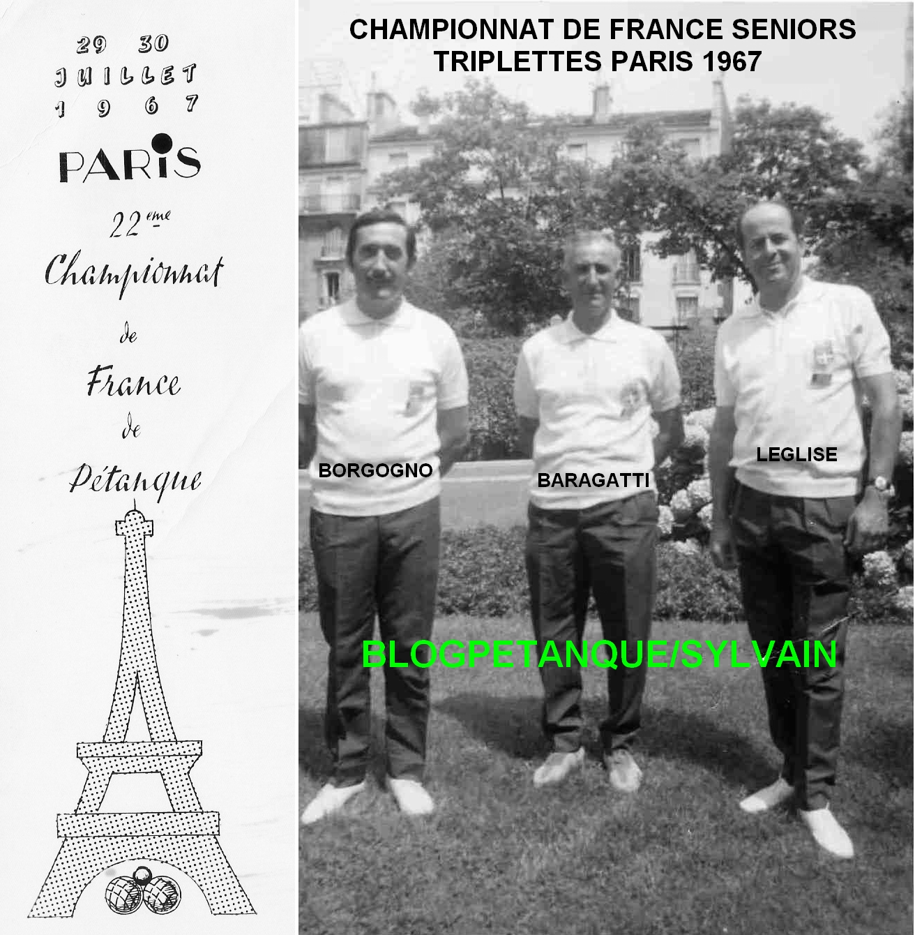 L'année 1967 à la Pétanque L'année 1967 à la Pétanque