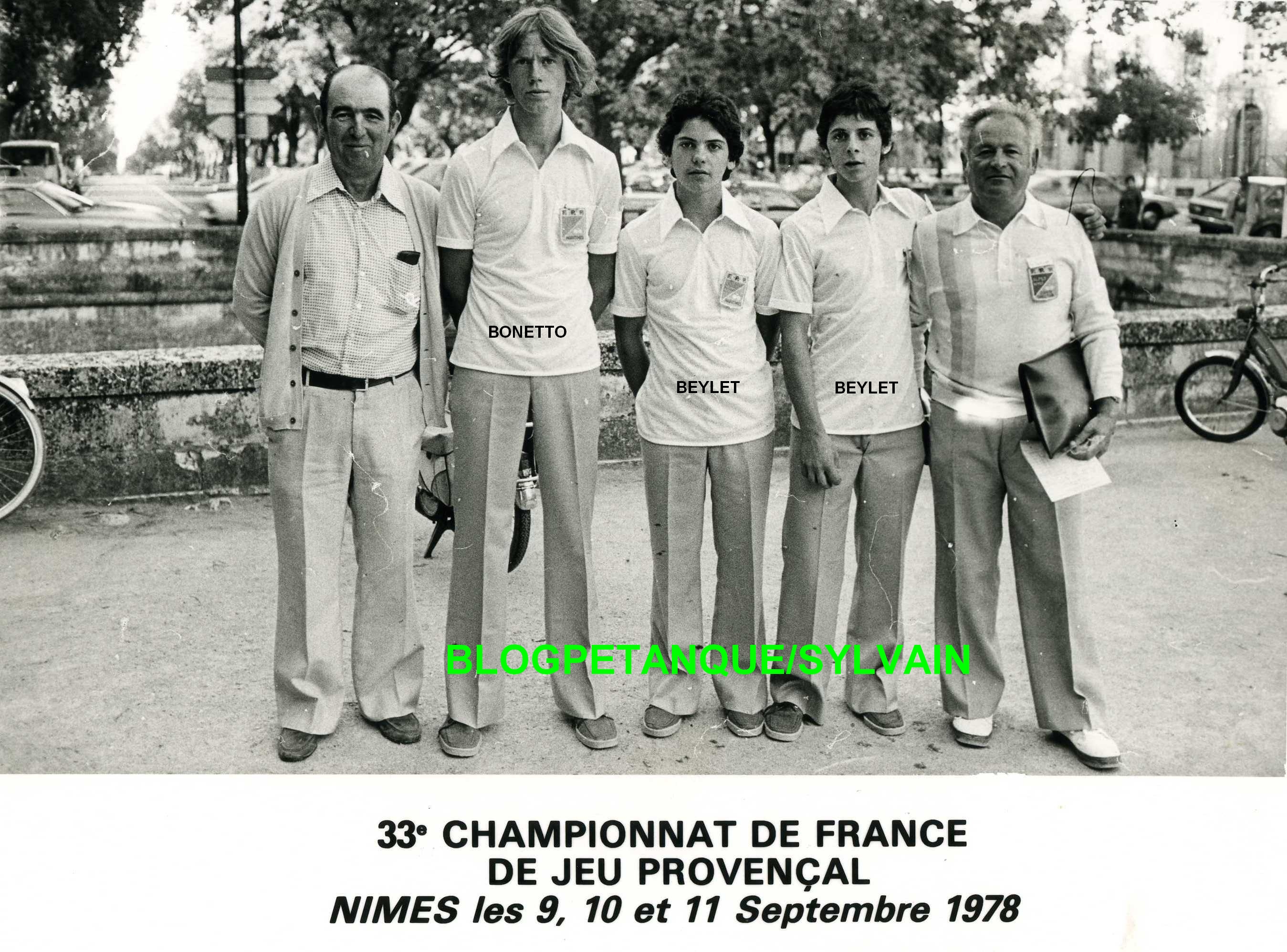 L'année 1978 au Jeu Provençal