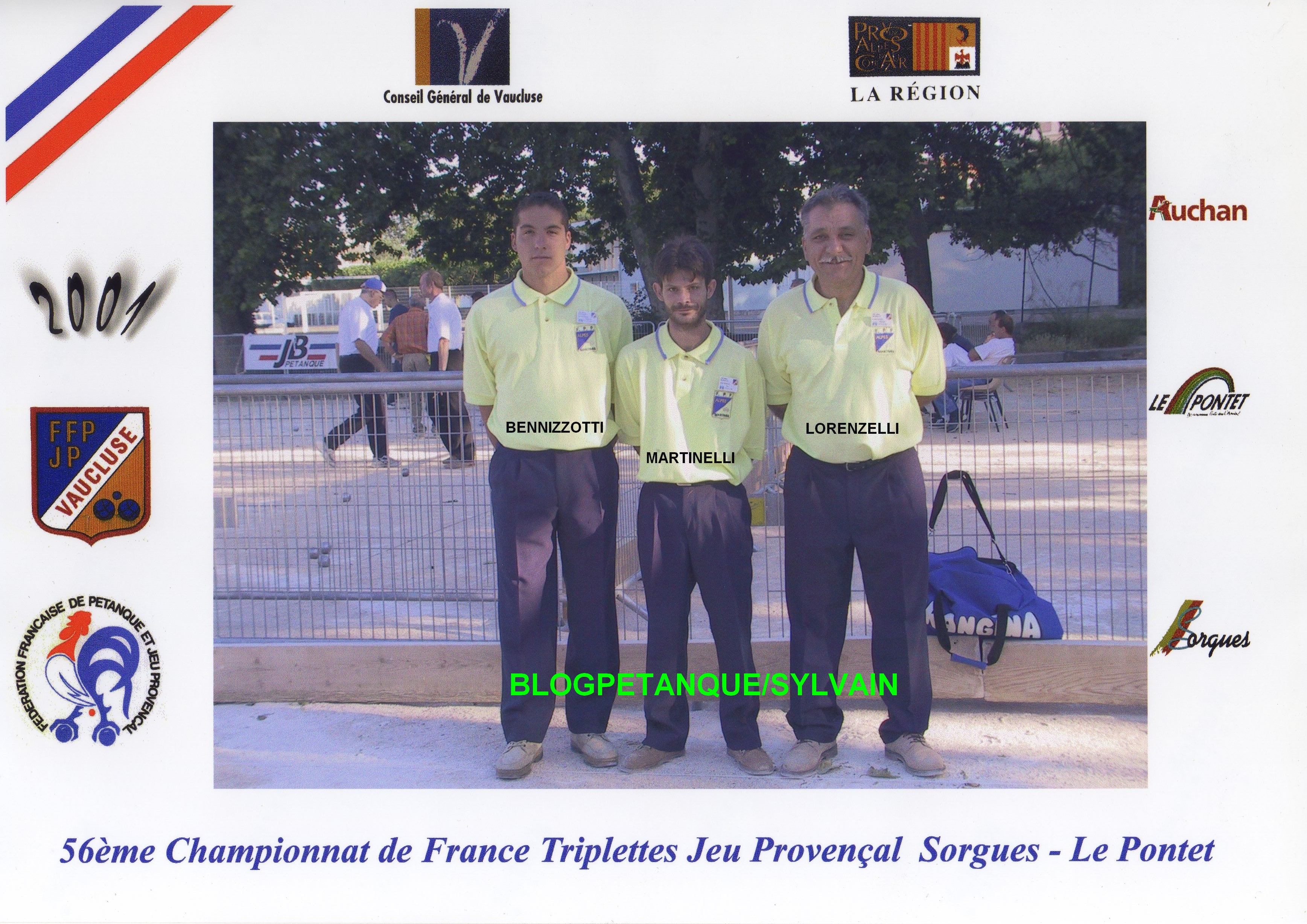 L'année 2001 au Jeu Provençal L'année 2001 au Jeu Provençal