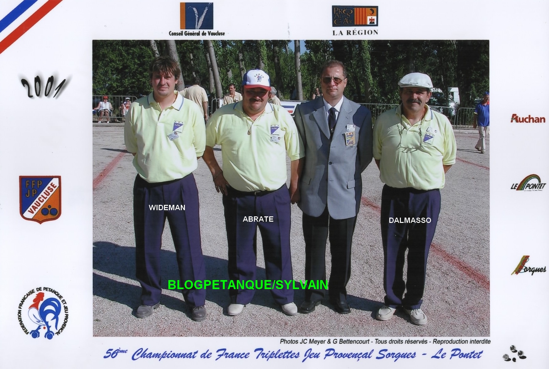 L'année 2001 au Jeu Provençal L'année 2001 au Jeu Provençal