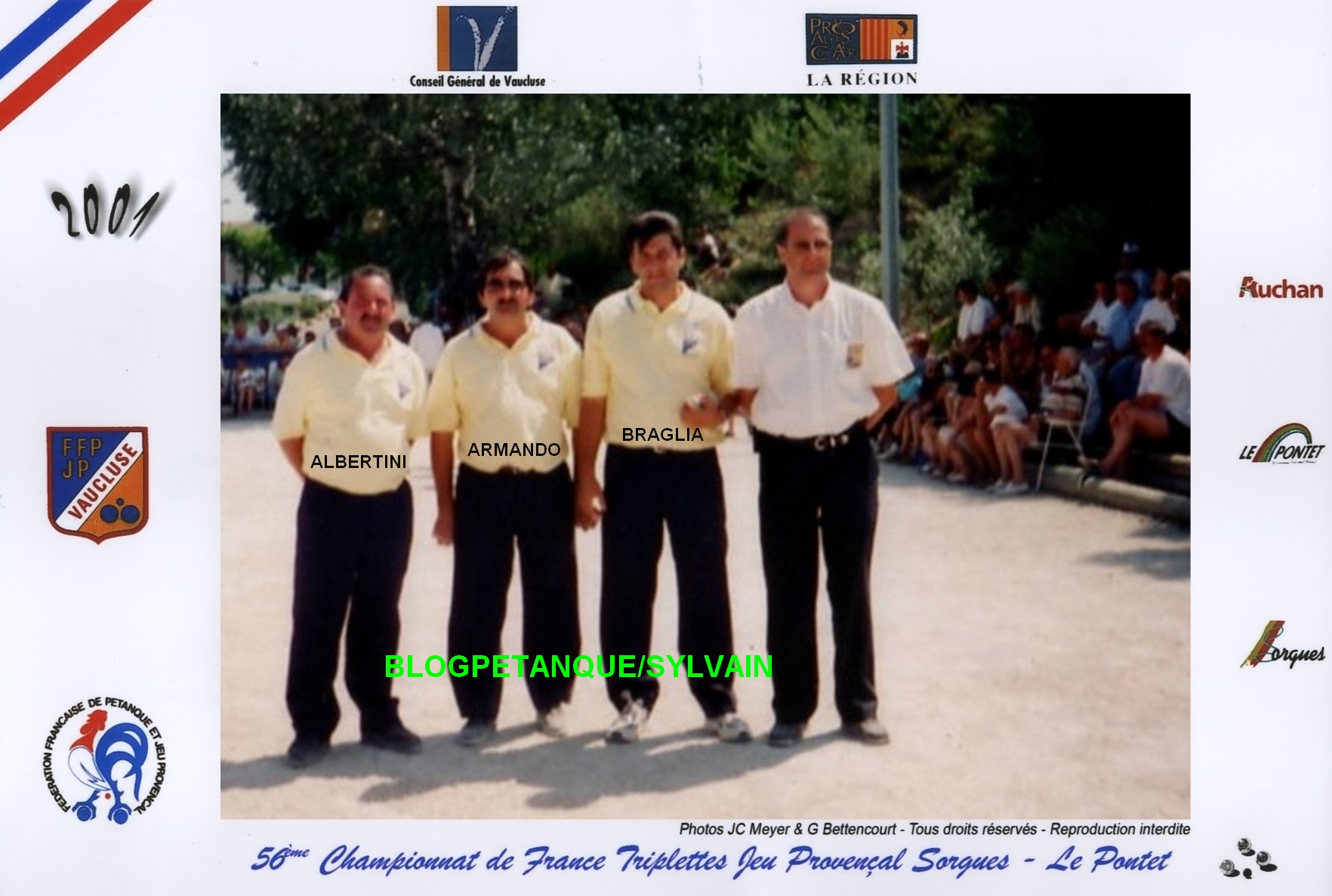 L'année 2001 au Jeu Provençal