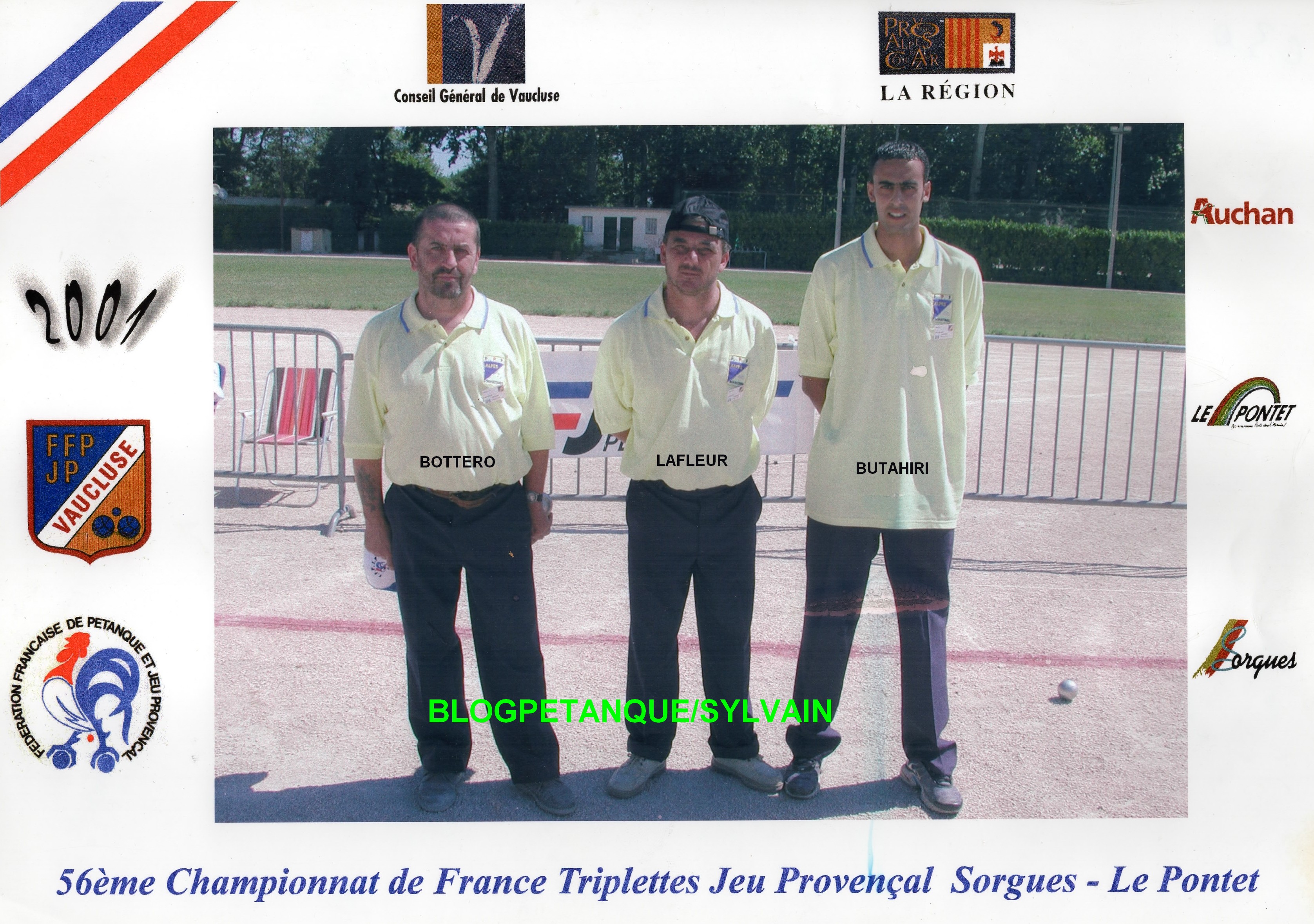 L'année 2001 au Jeu Provençal L'année 2001 au Jeu Provençal