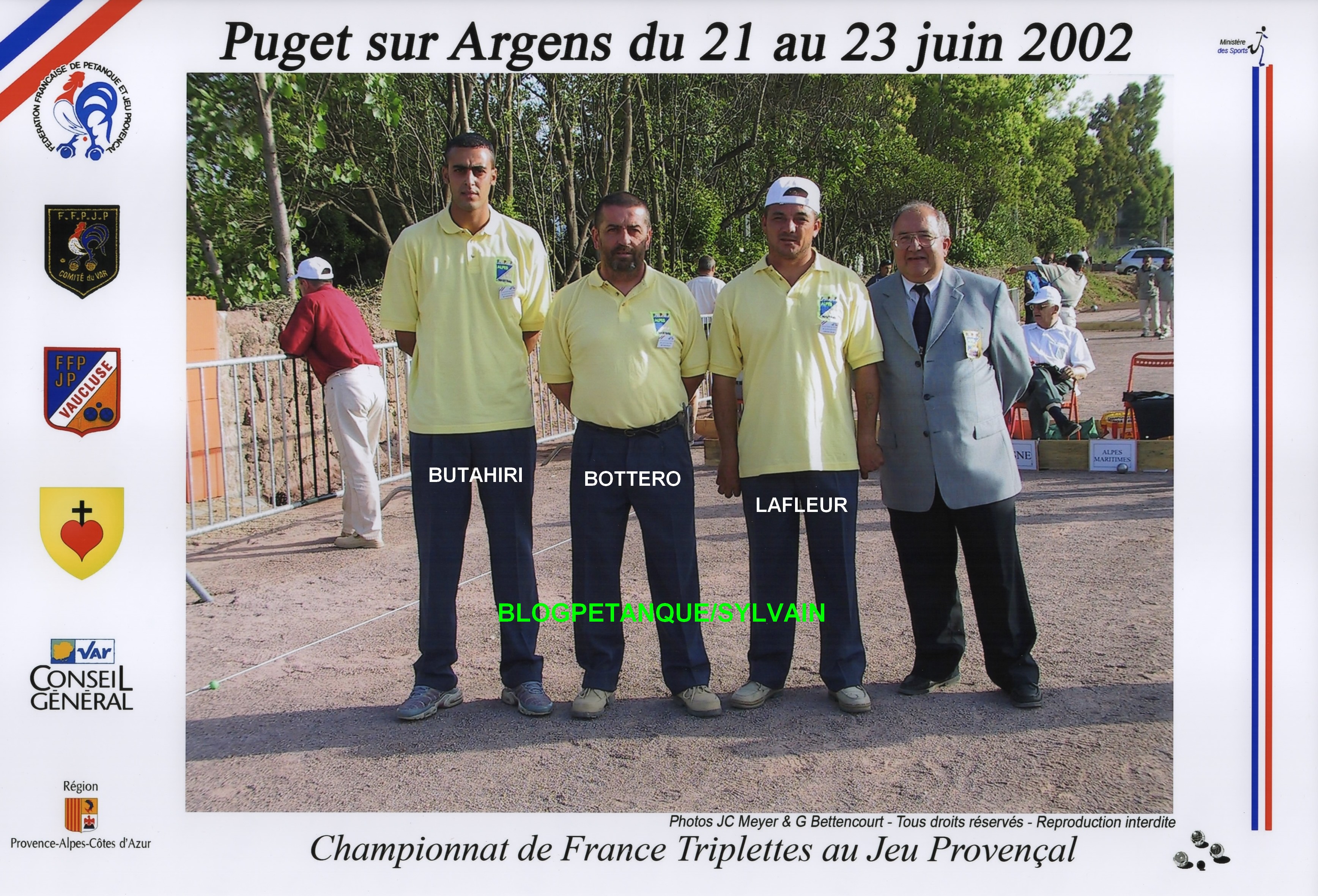 L'année 2002 au Jeu Provençal L'année 2002 au Jeu Provençal