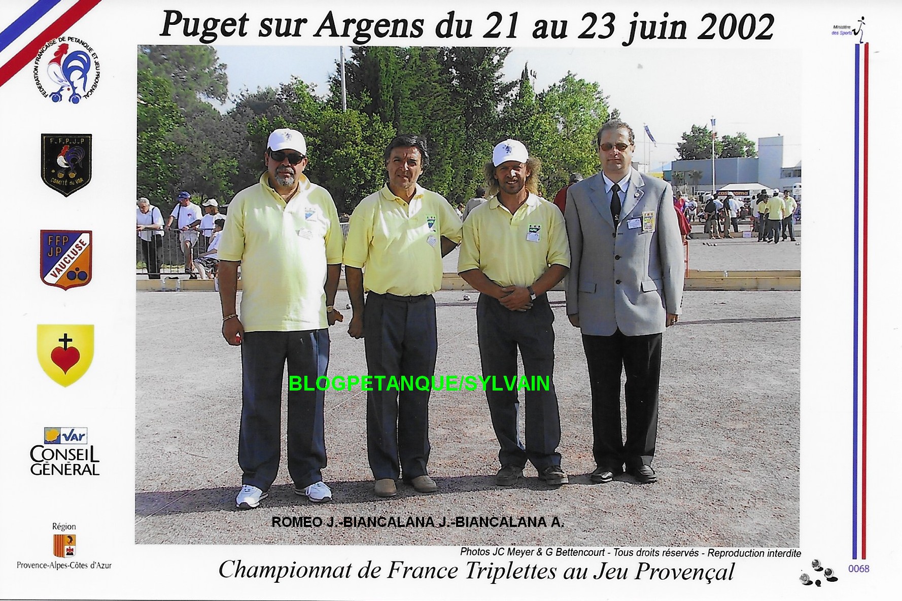 L'année 2002 au Jeu Provençal L'année 2002 au Jeu Provençal