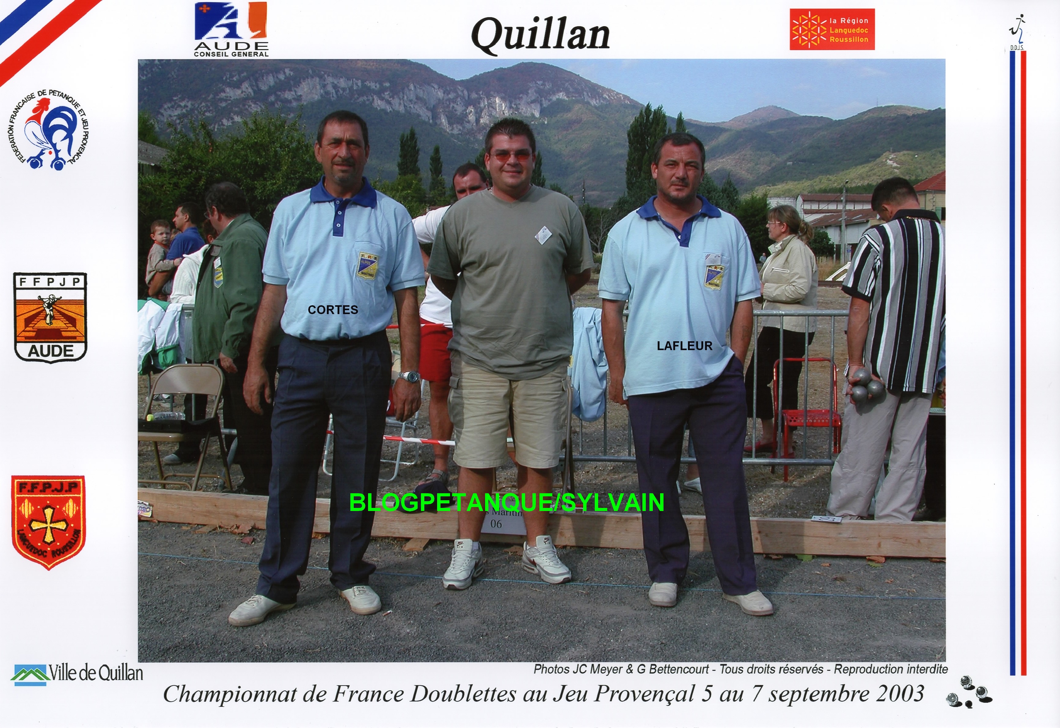 L'année 2003 au Jeu Provençal L'année 2003 au Jeu Provençal