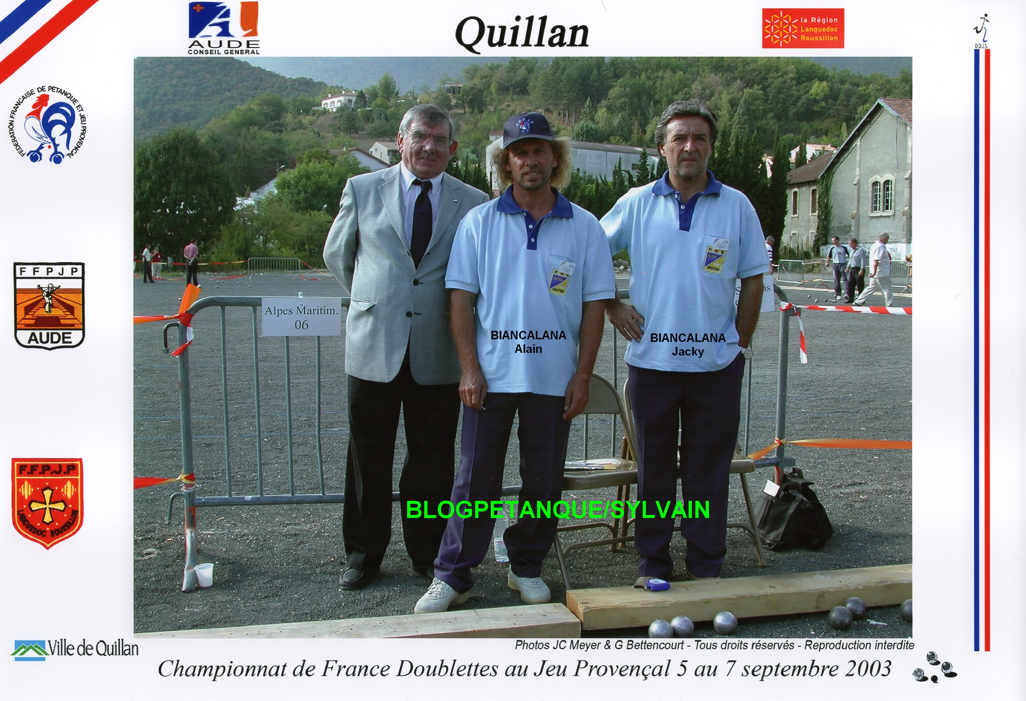 L'année 2003 au Jeu Provençal L'année 2003 au Jeu Provençal