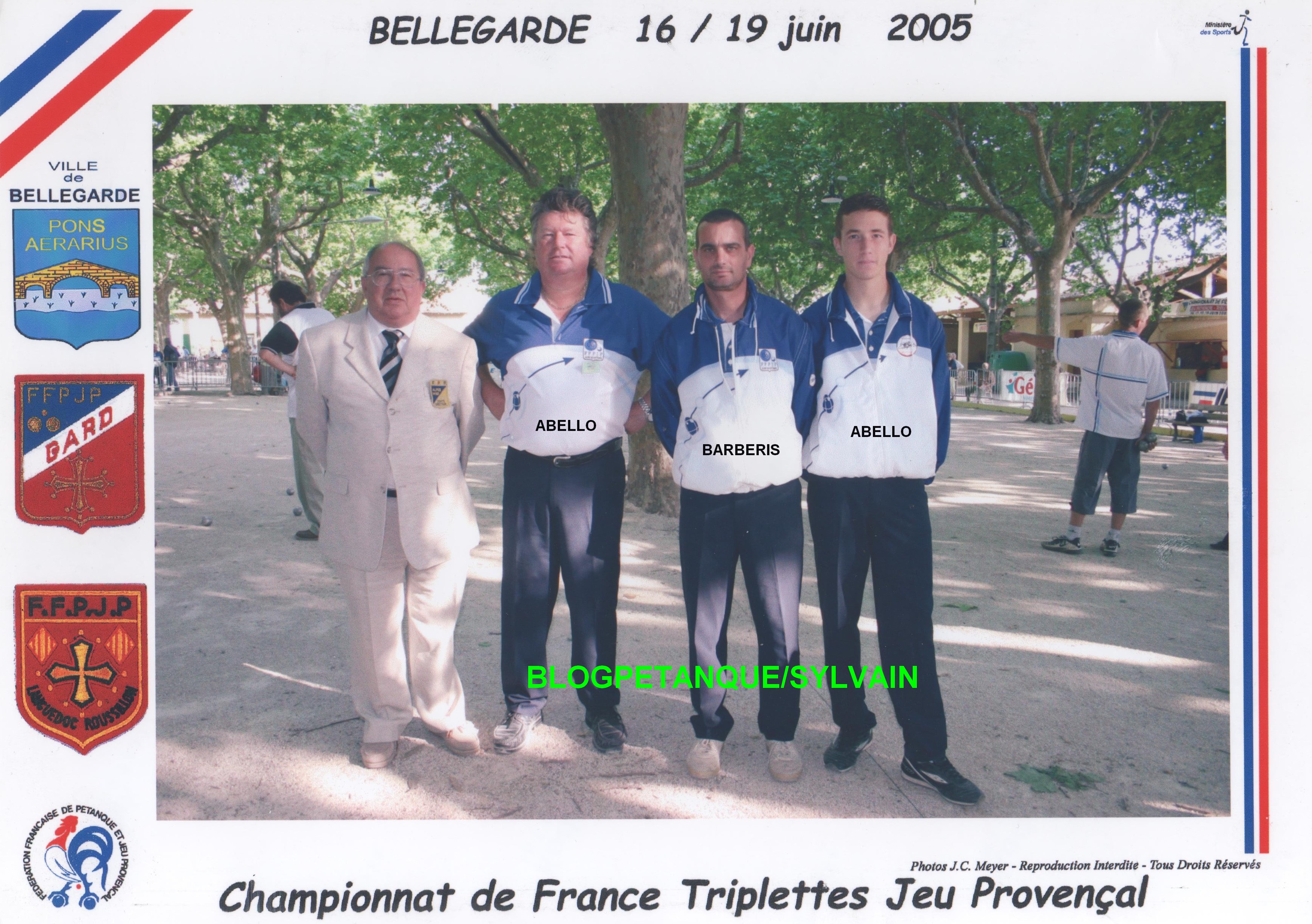 L'année 2005 au Jeu Provençal L'année 2005 au Jeu Provençal