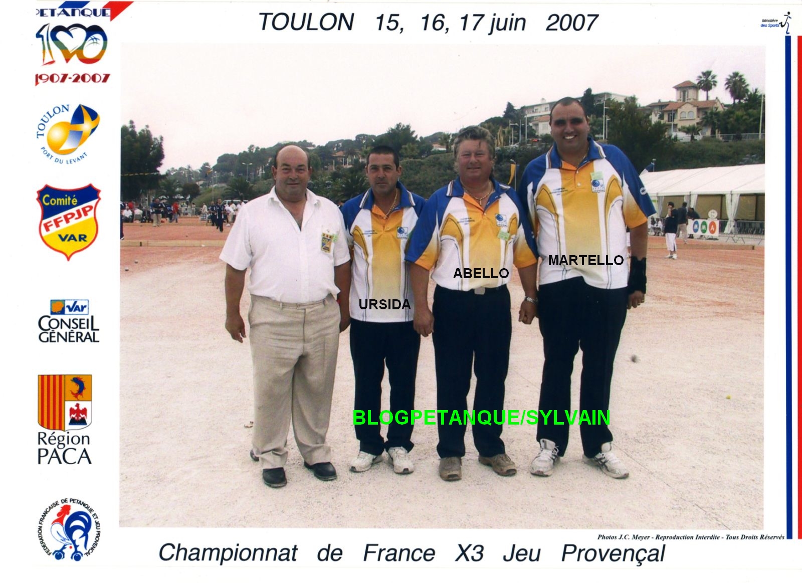 L'année 2007 au Jeu Provençal L'année 2007 au Jeu Provençal