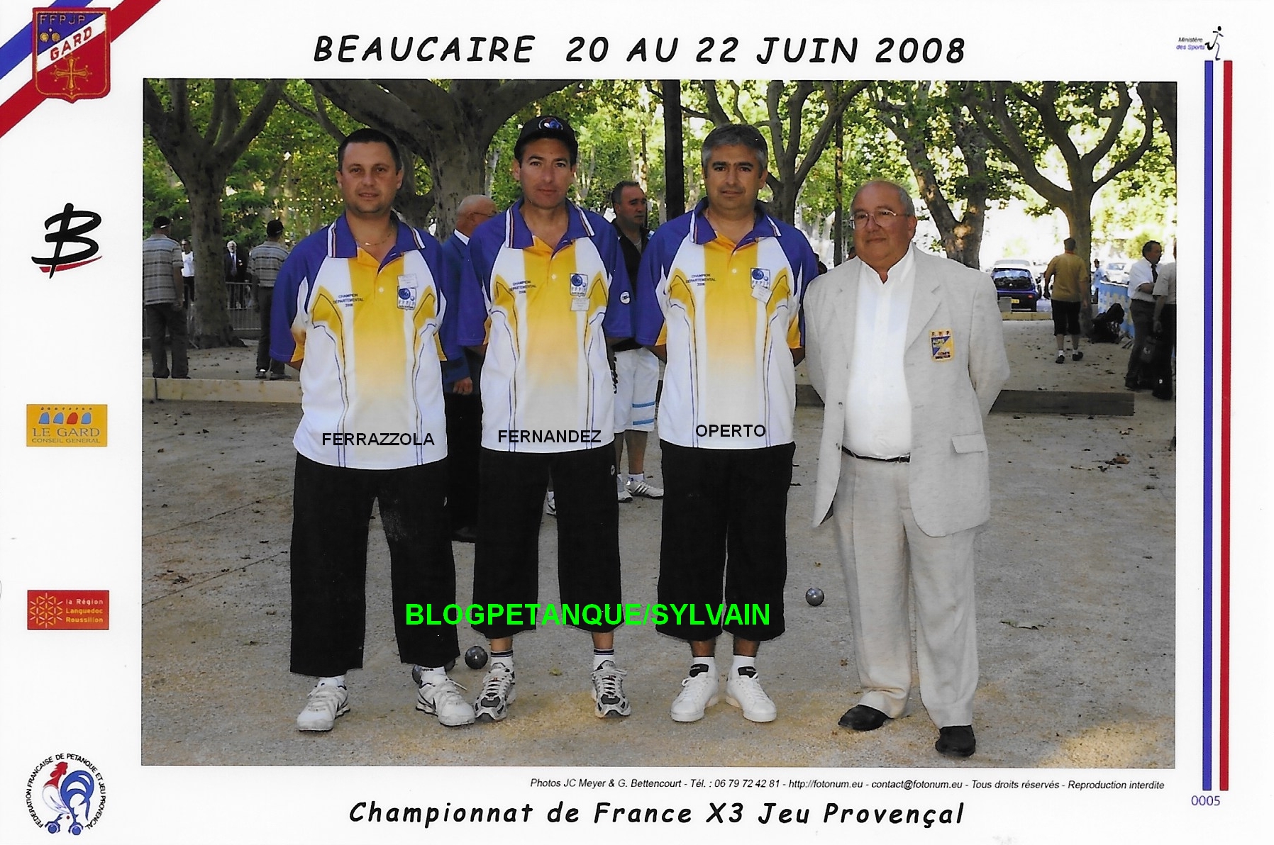 L'année 2008 au Jeu Provençal L'année 2008 au Jeu Provençal
