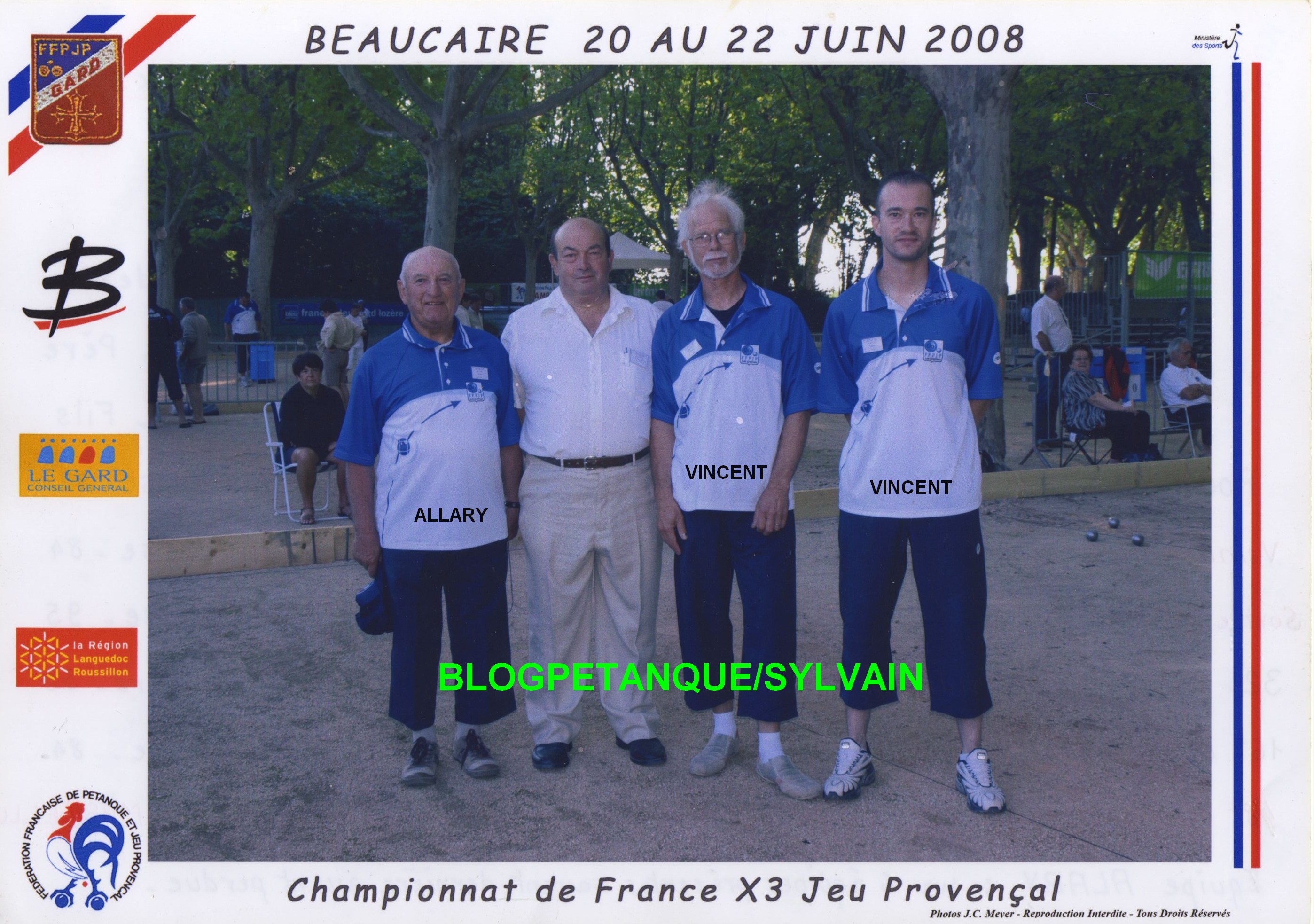L'année 2008 au Jeu Provençal L'année 2008 au Jeu Provençal
