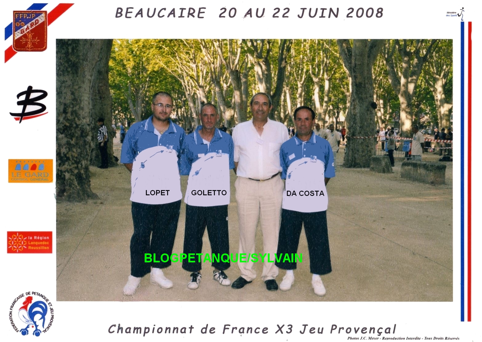 L'année 2008 au Jeu Provençal L'année 2008 au Jeu Provençal
