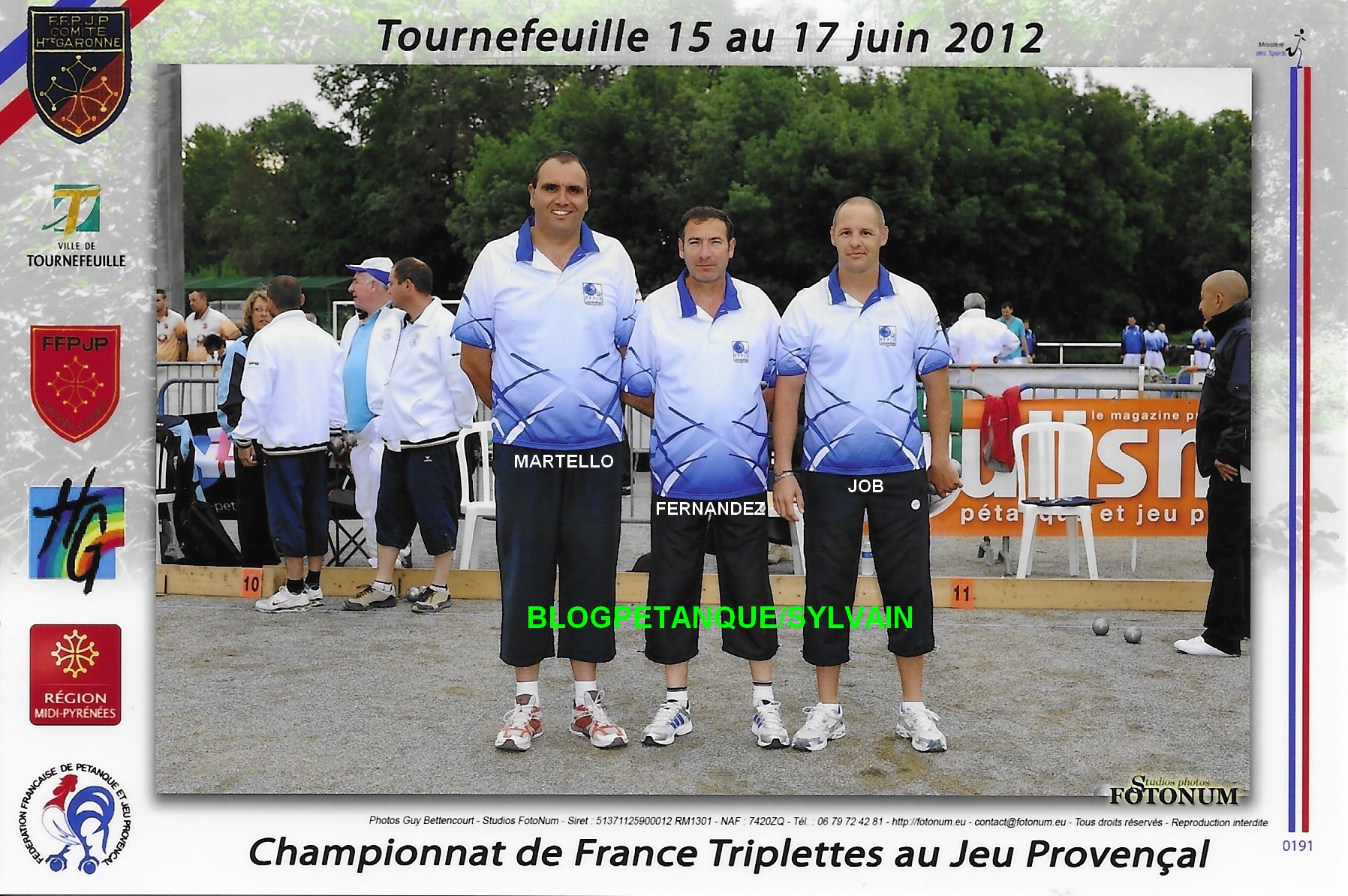 L'année 2012 au Jeu Provençal L'année 2012 au Jeu Provençal