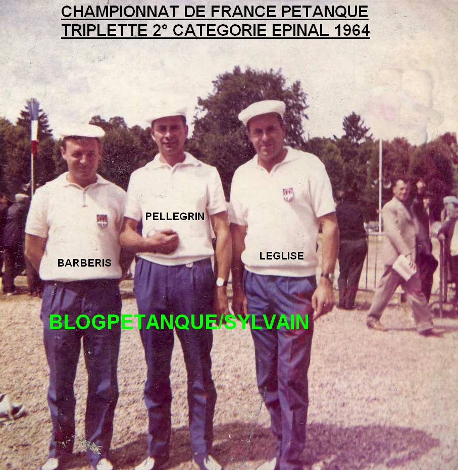 L'année 1964 à la Pétanque L'année 1964 à la Pétanque