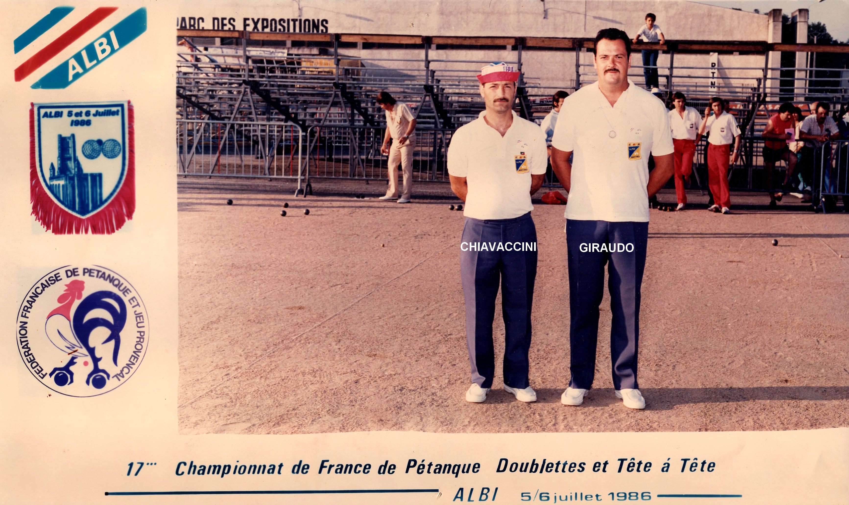 1986 champion des Alpes-Maritimes doublettes 1986 champion des Alpes-Maritimes doublettes