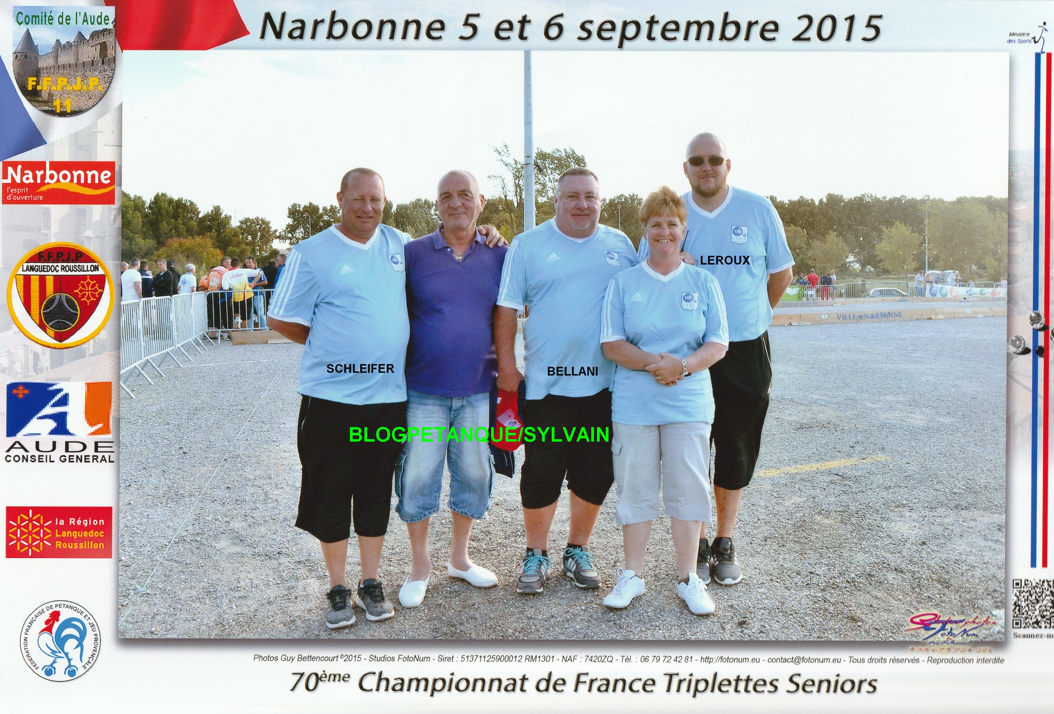 L'année 2015 à la Pétanque L'année 2015 à la Pétanque