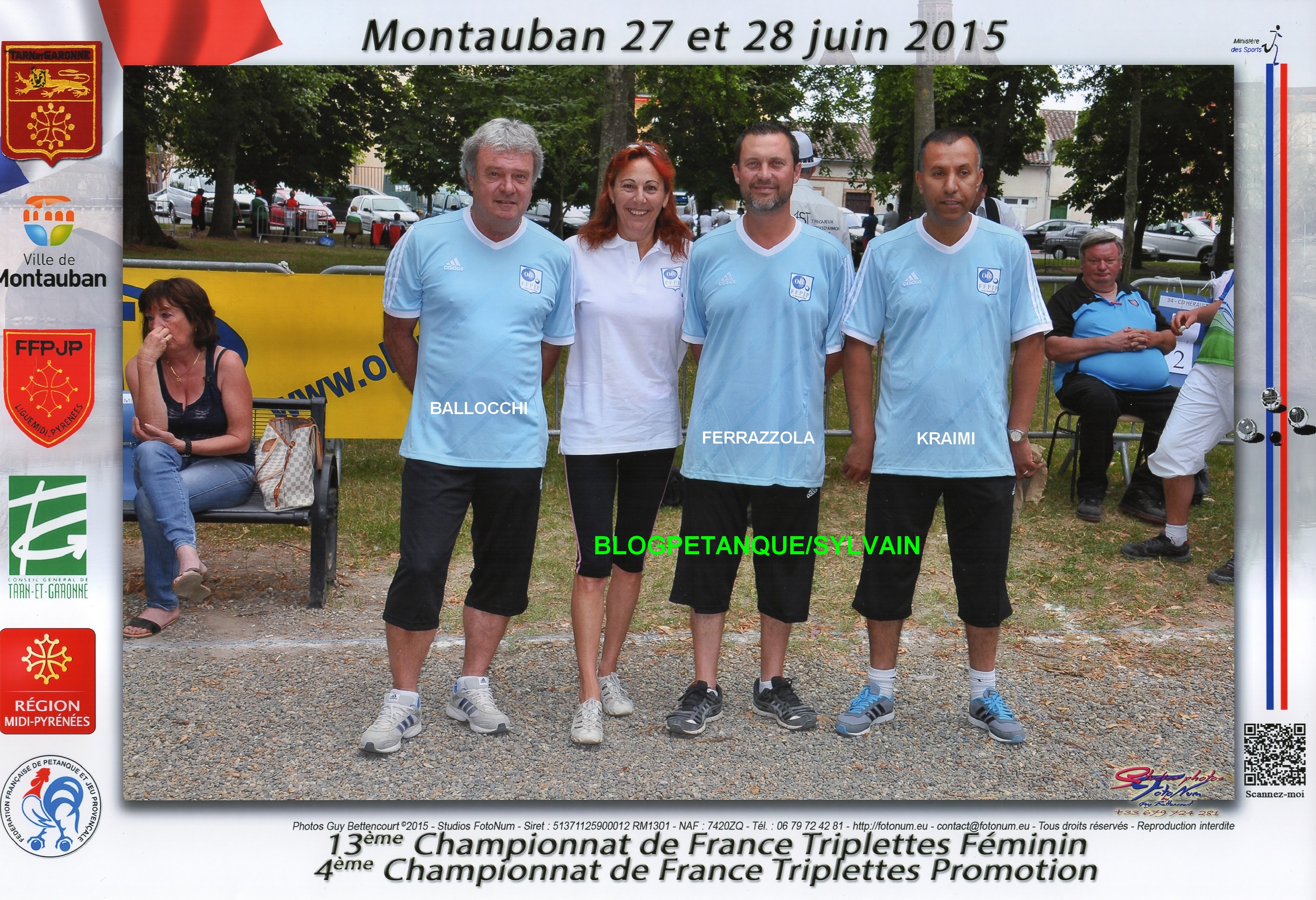 L'année 2015 à la Pétanque L'année 2015 à la Pétanque