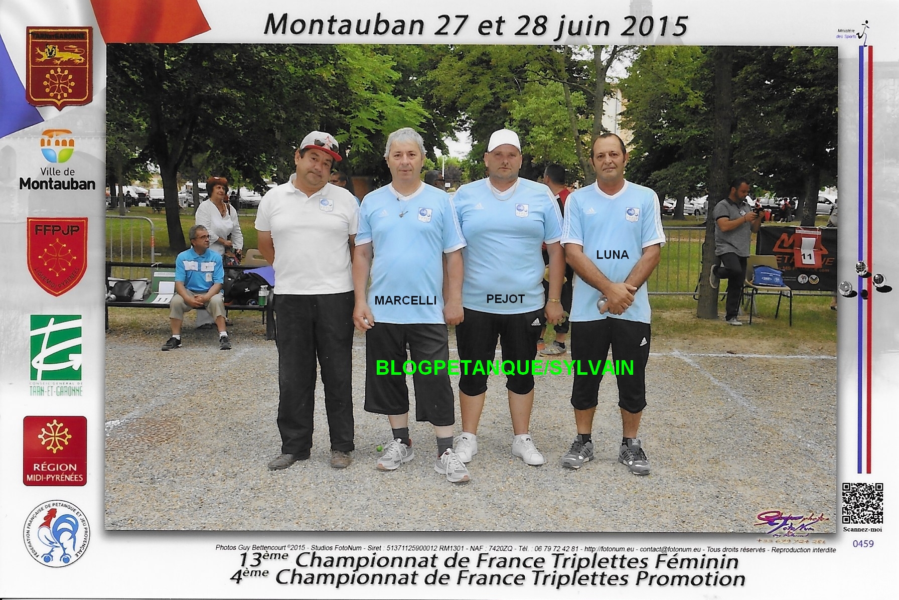 L'année 2015 à la Pétanque L'année 2015 à la Pétanque