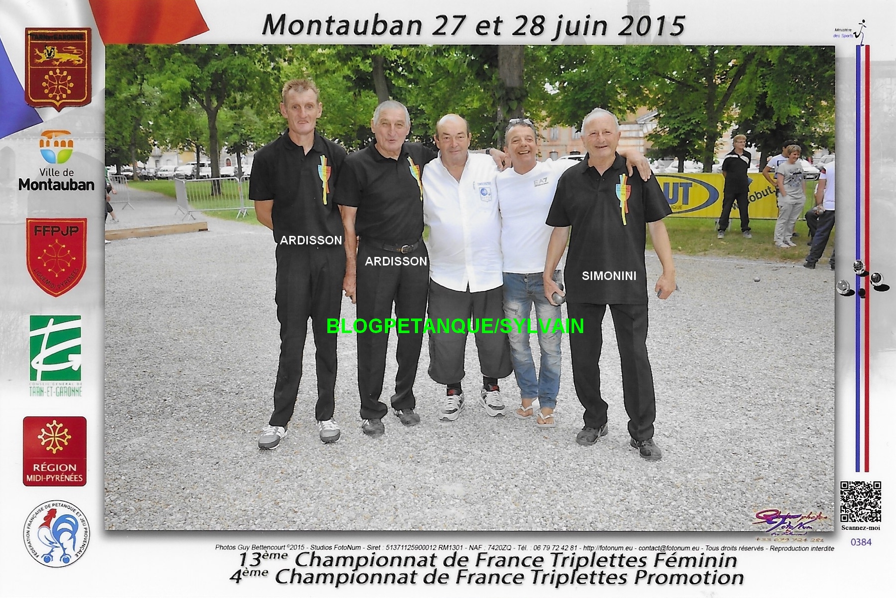 L'année 2015 à la Pétanque L'année 2015 à la Pétanque