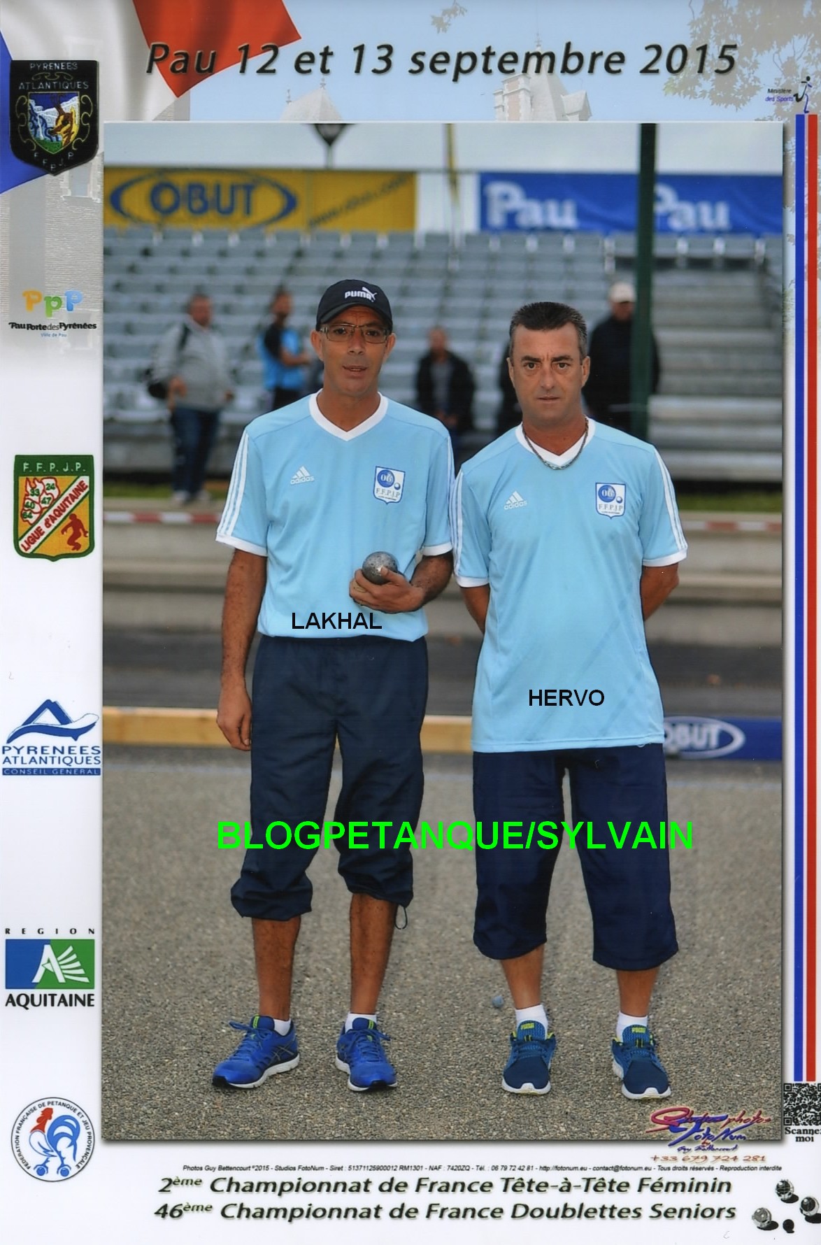 L'année 2015 à la Pétanque L'année 2015 à la Pétanque
