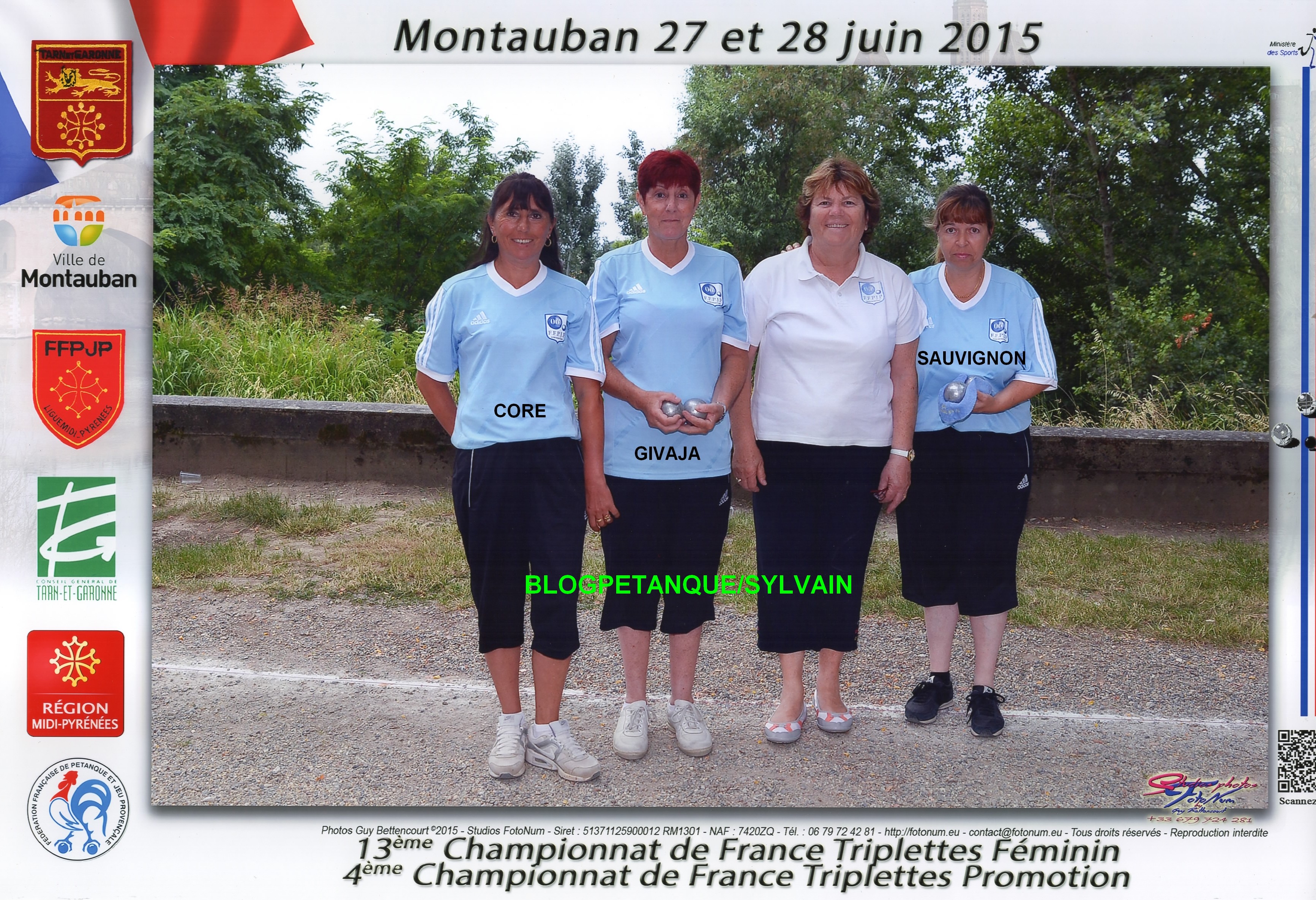 L'année 2015 à la Pétanque L'année 2015 à la Pétanque