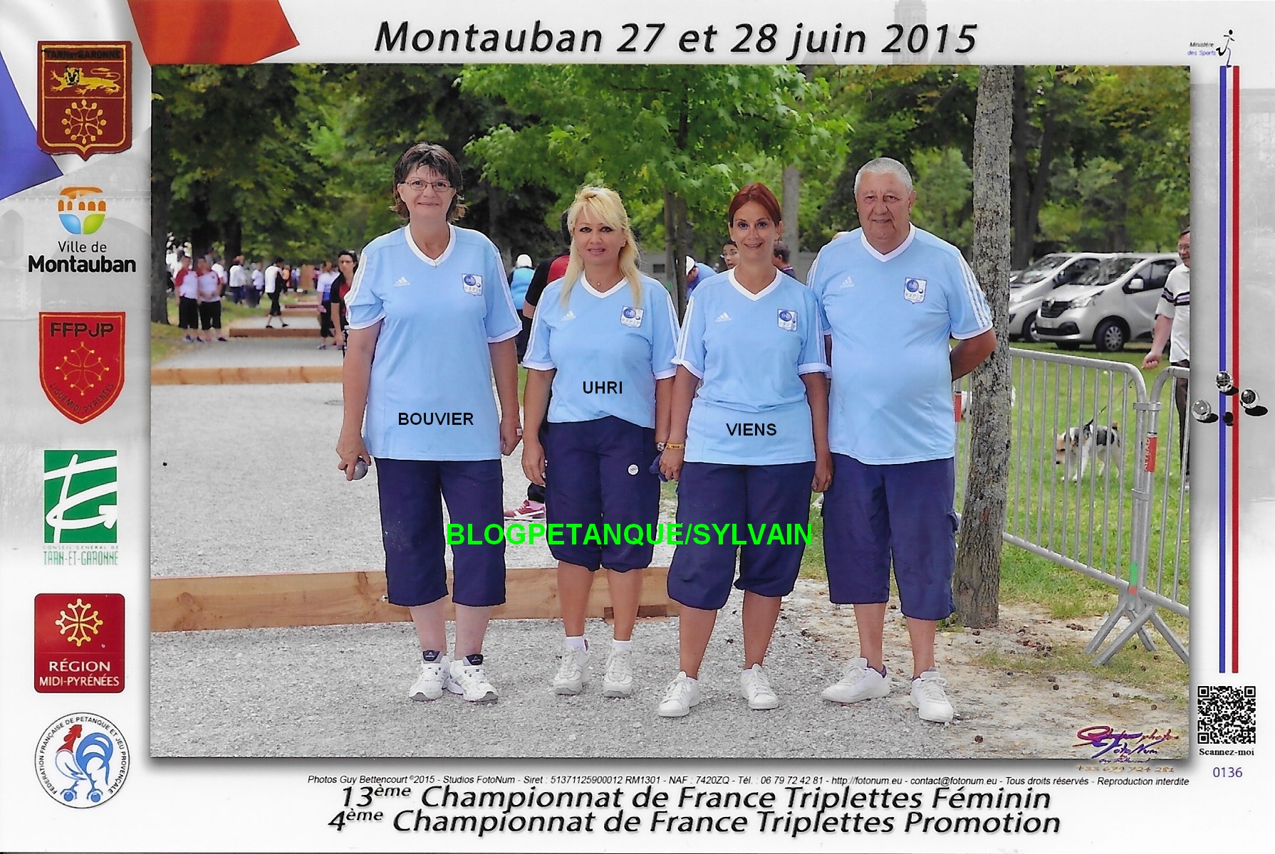 L'année 2015 à la Pétanque L'année 2015 à la Pétanque