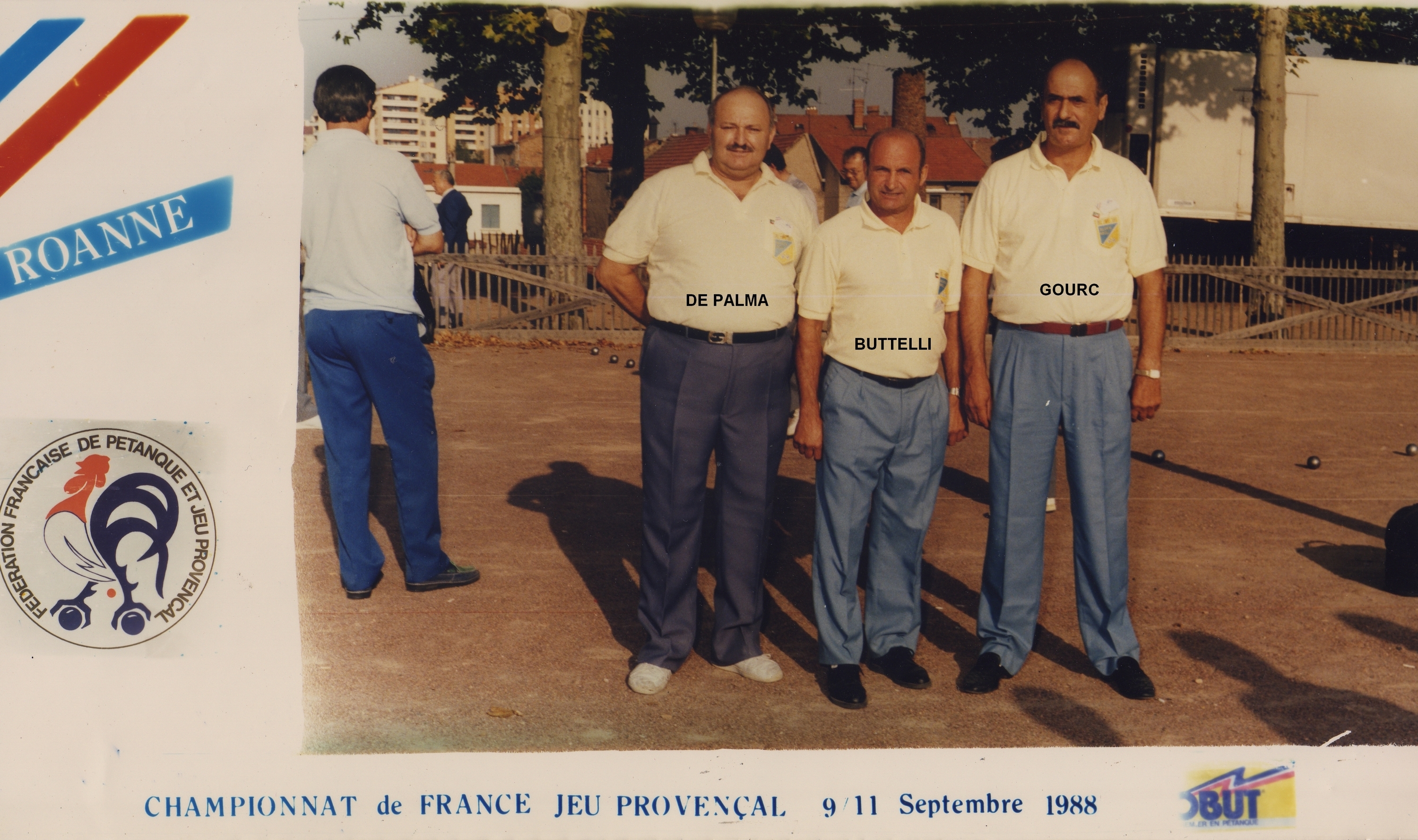 1988 au championnat de France triplettes à ROANNE